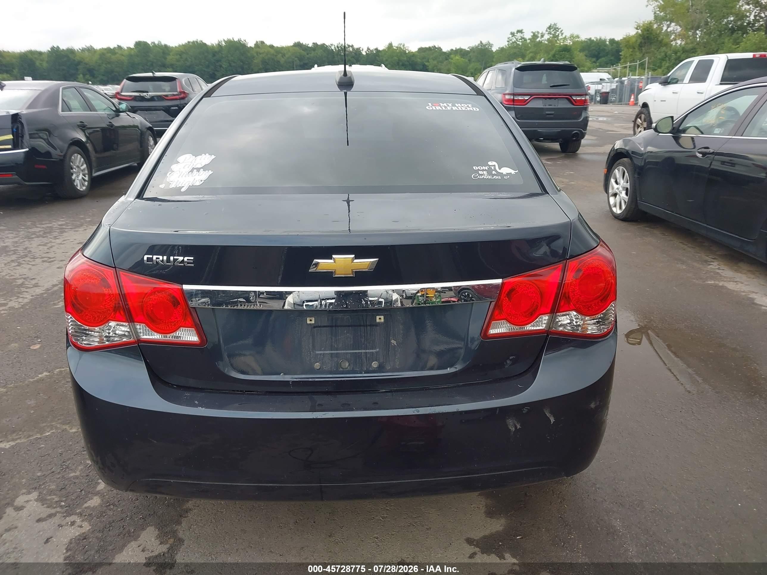 2015 Chevrolet Cruze Ls Auto Blue vin: 1G1PA5SH2F7294344