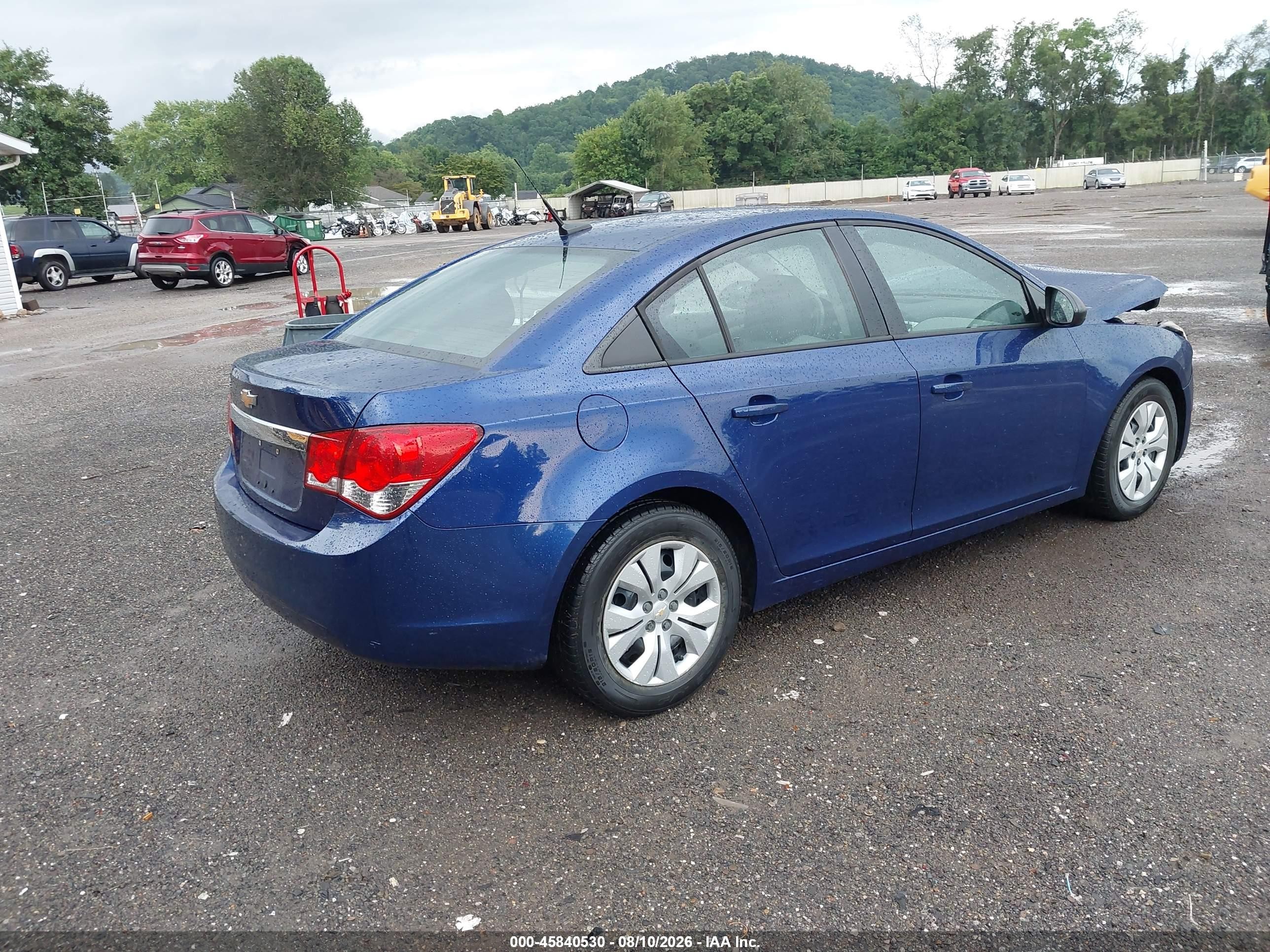 2013 Chevrolet Cruze Ls Auto Синий vin: 1G1PA5SH3D7156874