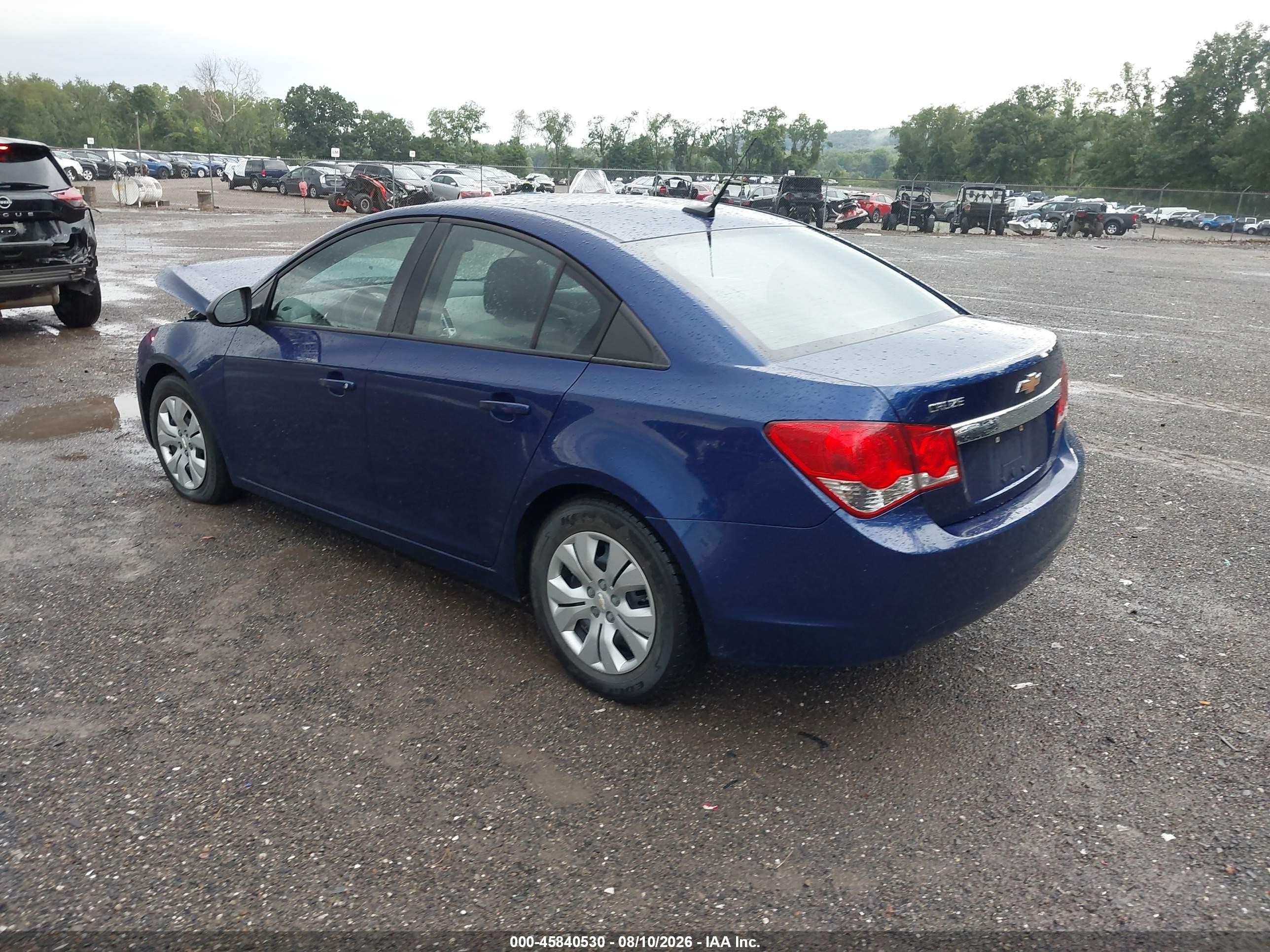 2013 Chevrolet Cruze Ls Auto Синий vin: 1G1PA5SH3D7156874