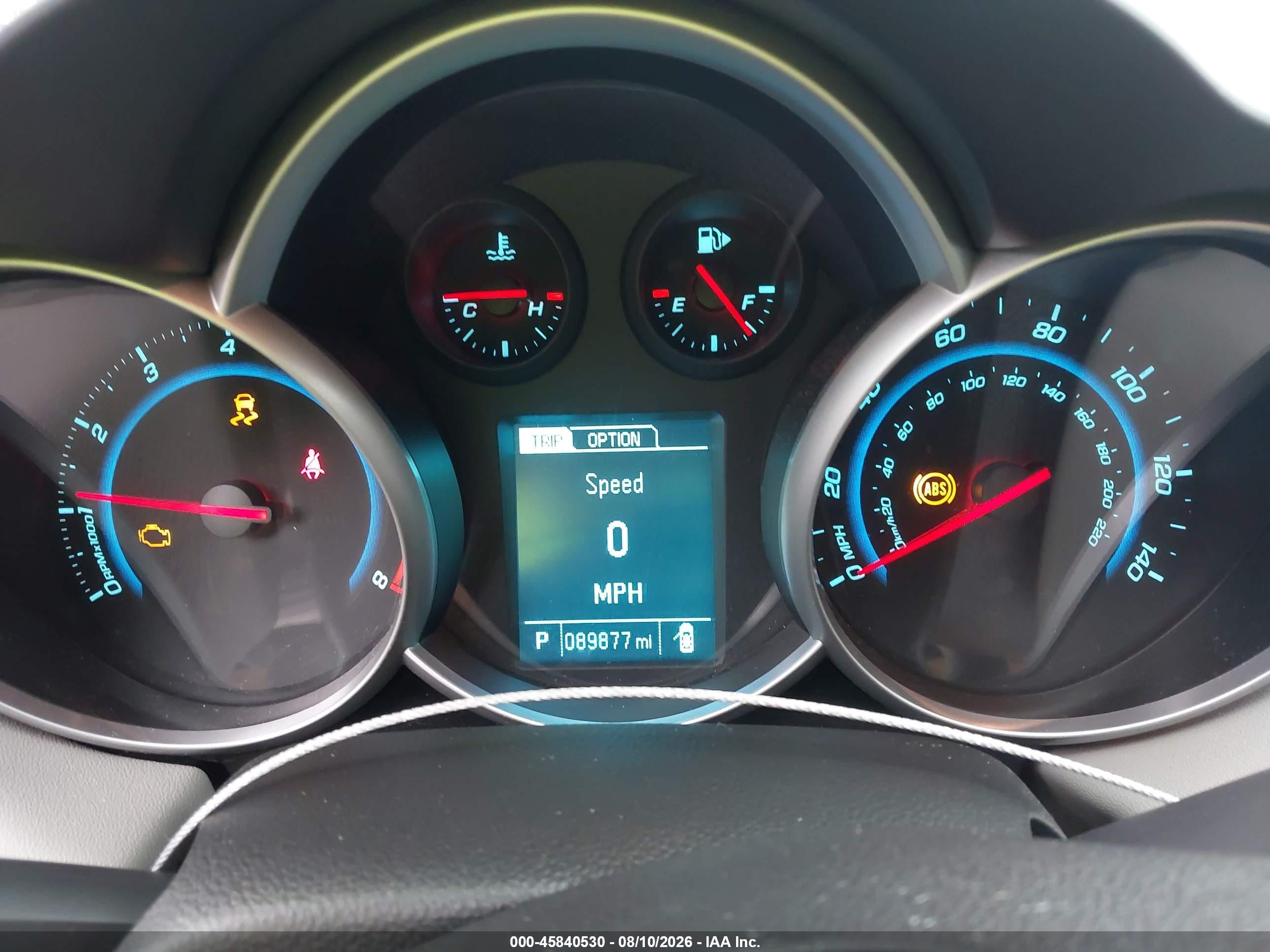 2013 Chevrolet Cruze Ls Auto Синий vin: 1G1PA5SH3D7156874