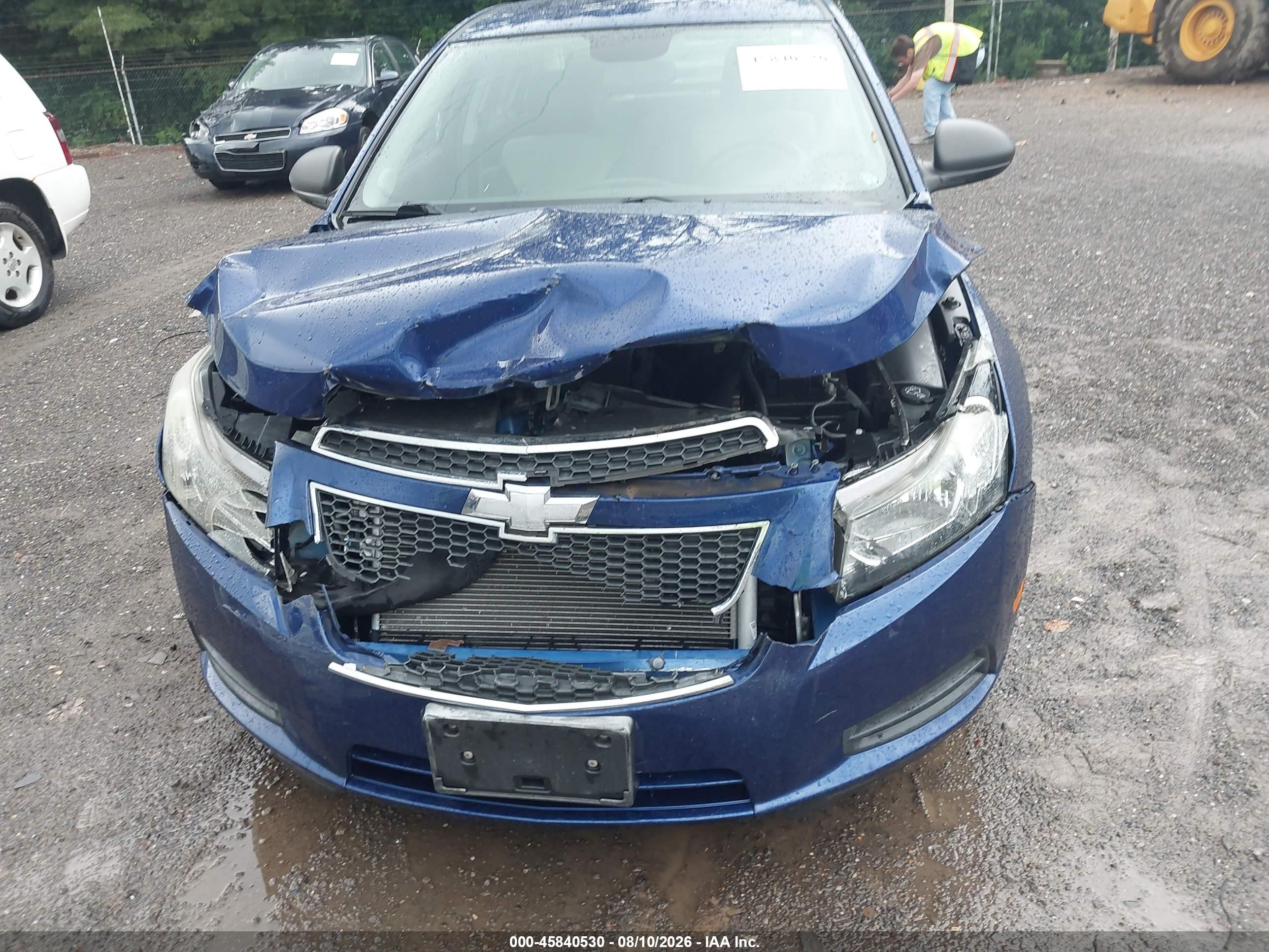 2013 Chevrolet Cruze Ls Auto Синий vin: 1G1PA5SH3D7156874