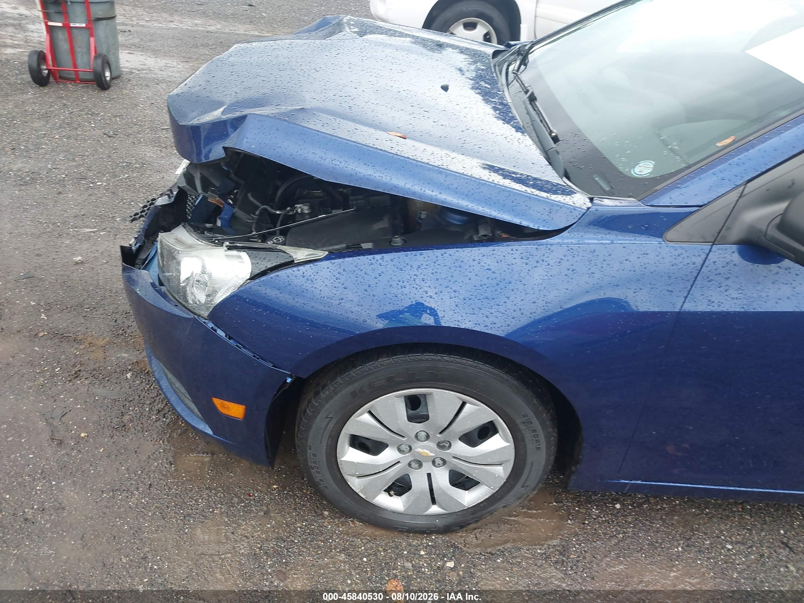 2013 Chevrolet Cruze Ls Auto Синий vin: 1G1PA5SH3D7156874