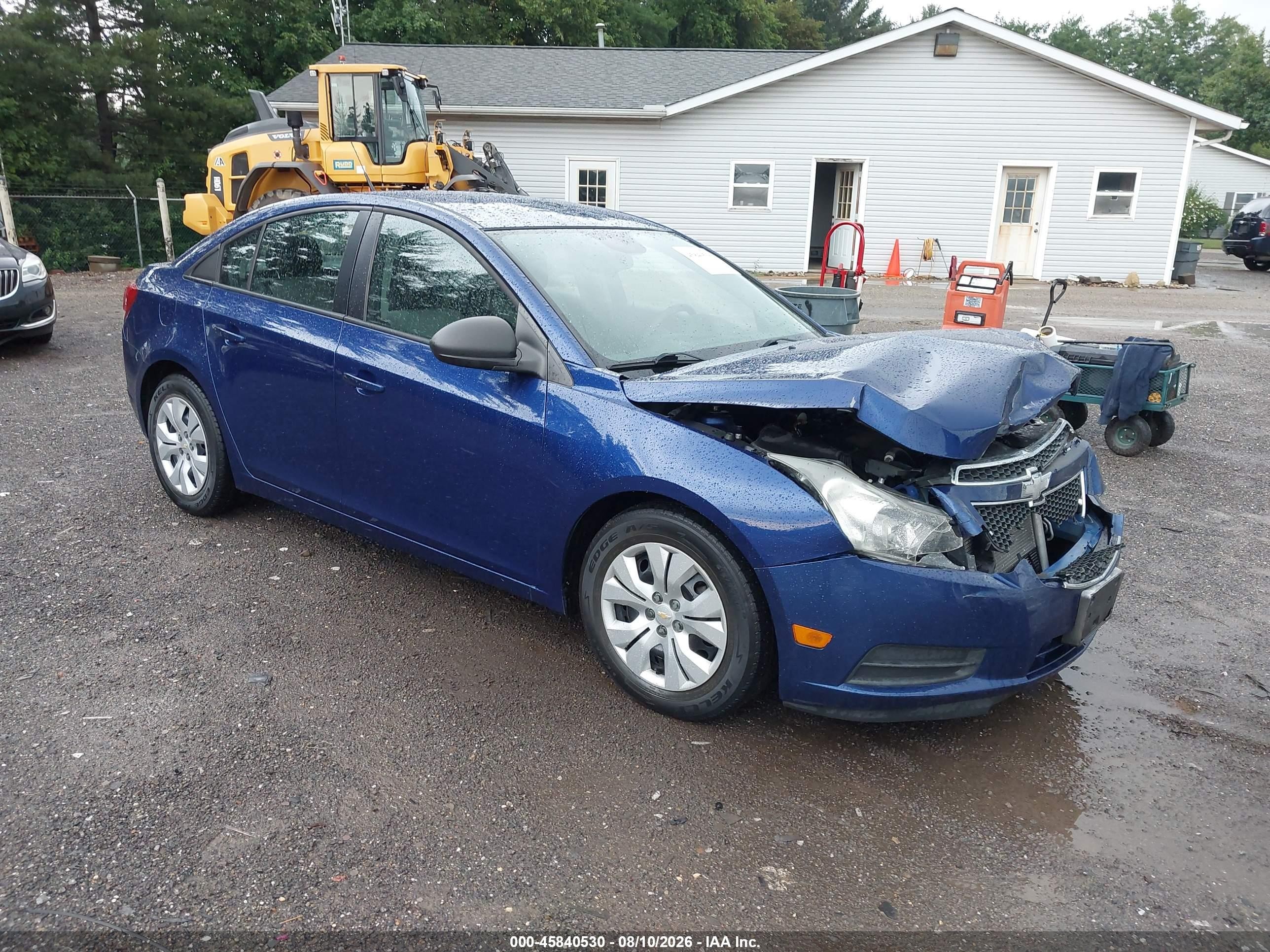 2013 Chevrolet Cruze Ls Auto Синий vin: 1G1PA5SH3D7156874