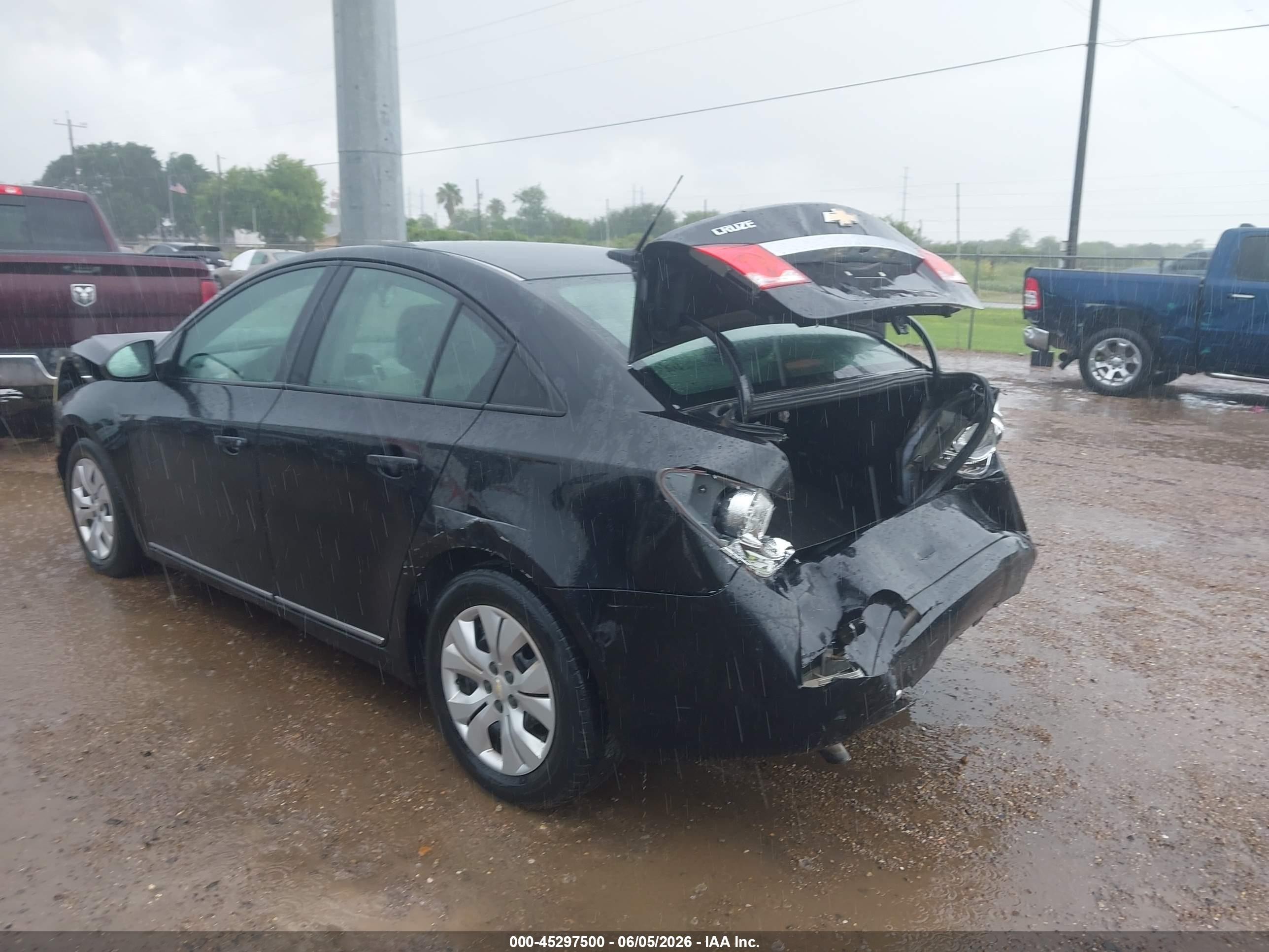 2013 Chevrolet Cruze Ls Auto Black vin: 1G1PA5SH3D7216233