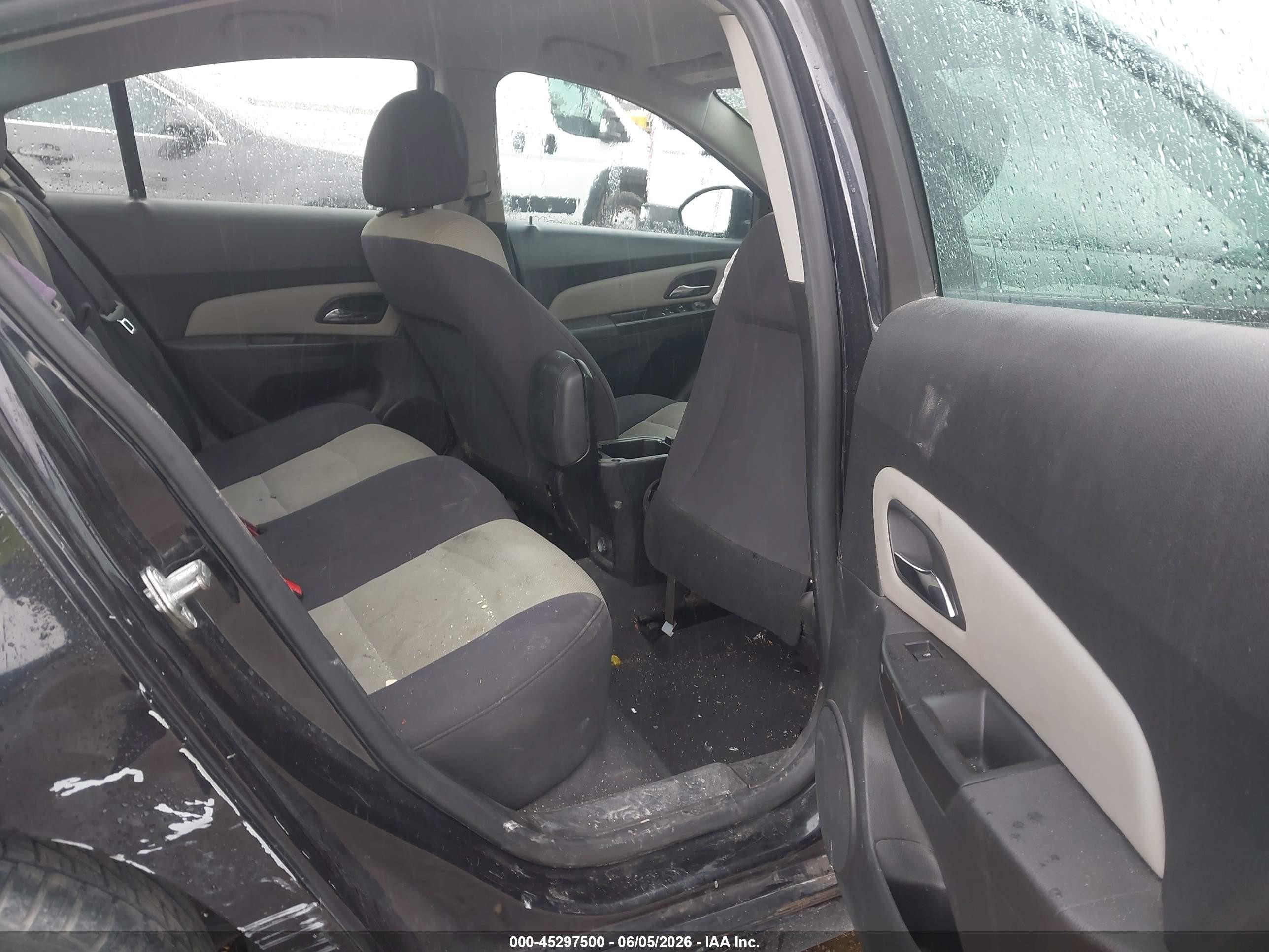 2013 Chevrolet Cruze Ls Auto Black vin: 1G1PA5SH3D7216233