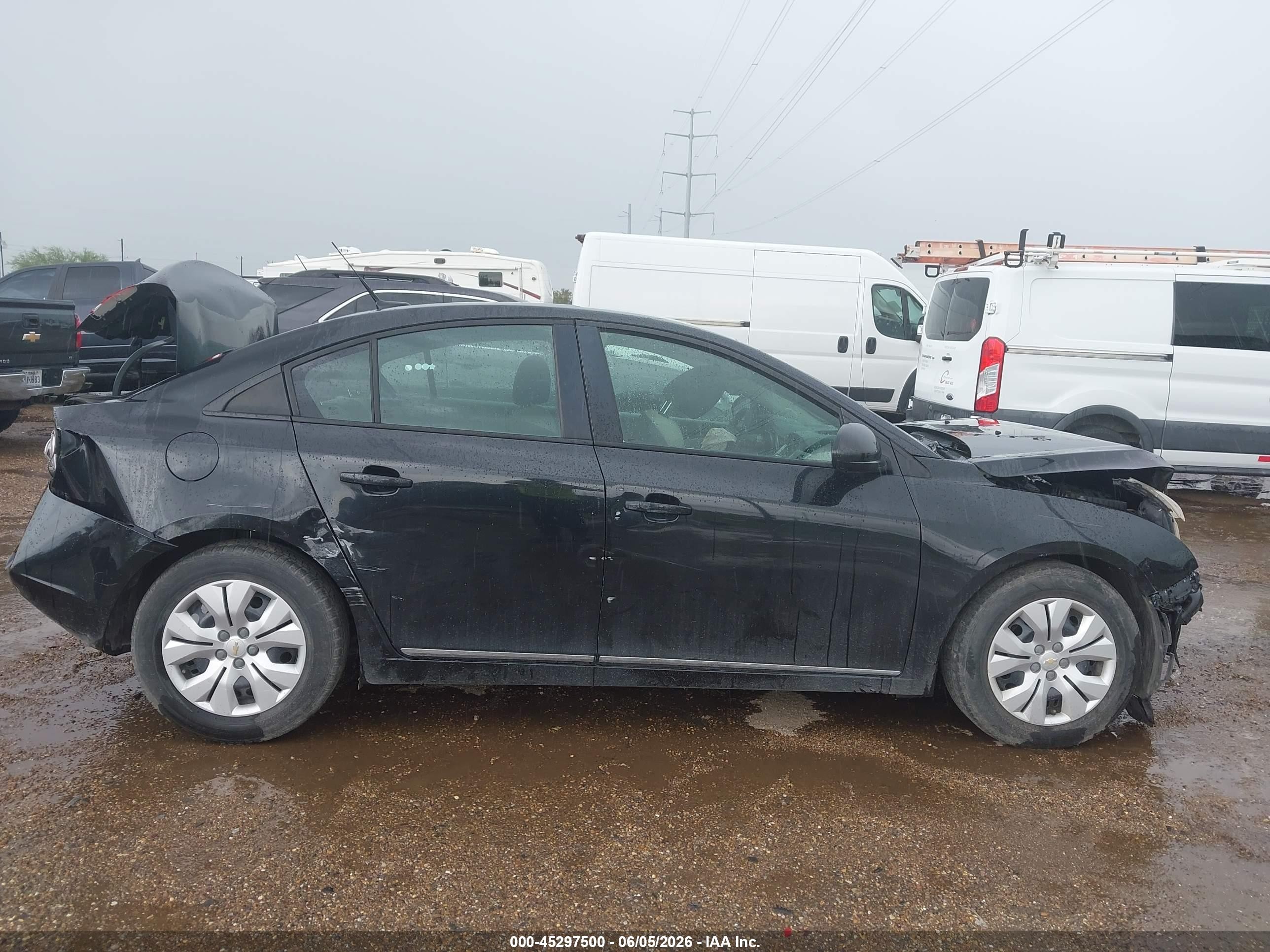 2013 Chevrolet Cruze Ls Auto Black vin: 1G1PA5SH3D7216233
