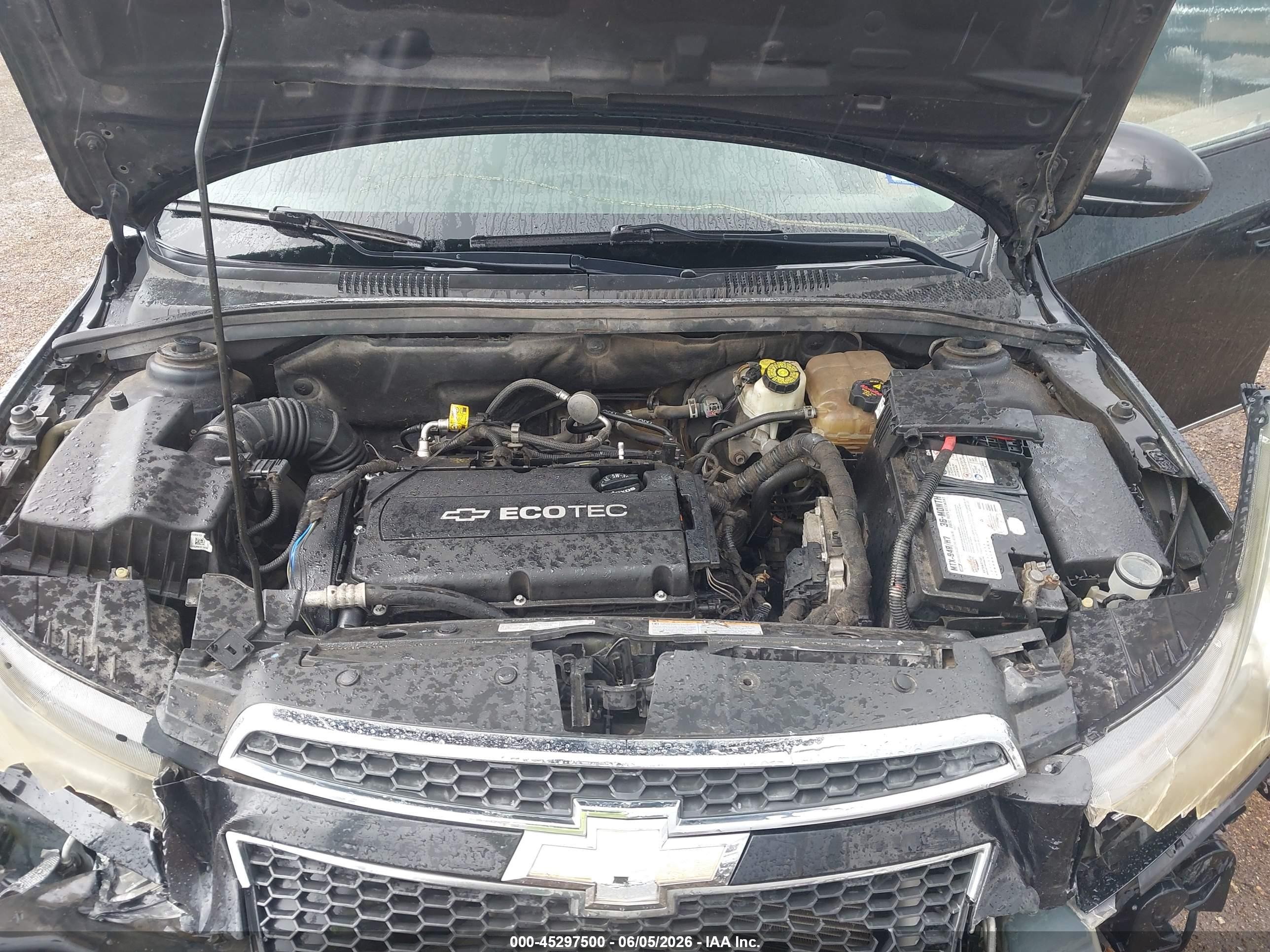 2013 Chevrolet Cruze Ls Auto Black vin: 1G1PA5SH3D7216233