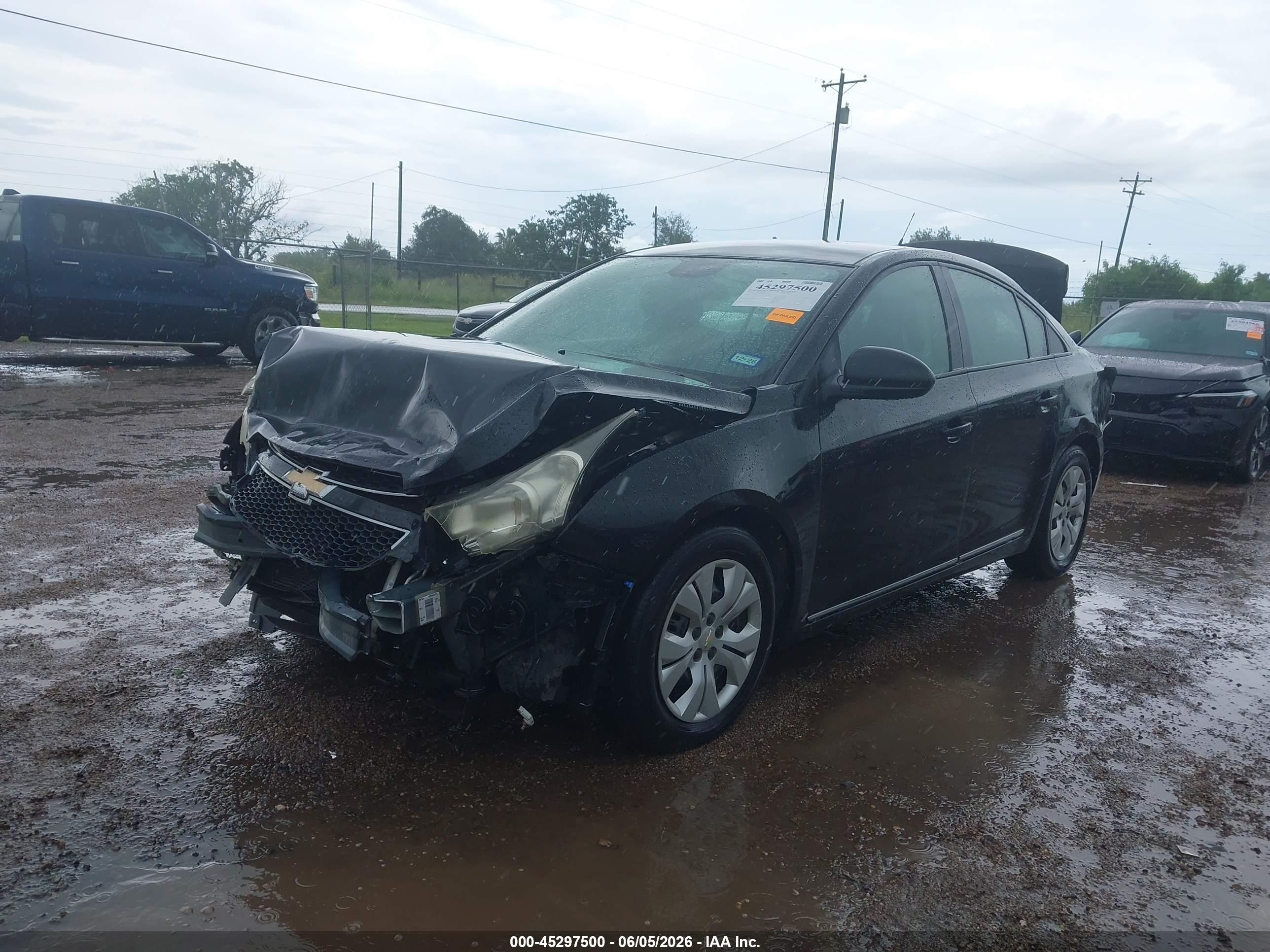 2013 Chevrolet Cruze Ls Auto Black vin: 1G1PA5SH3D7216233