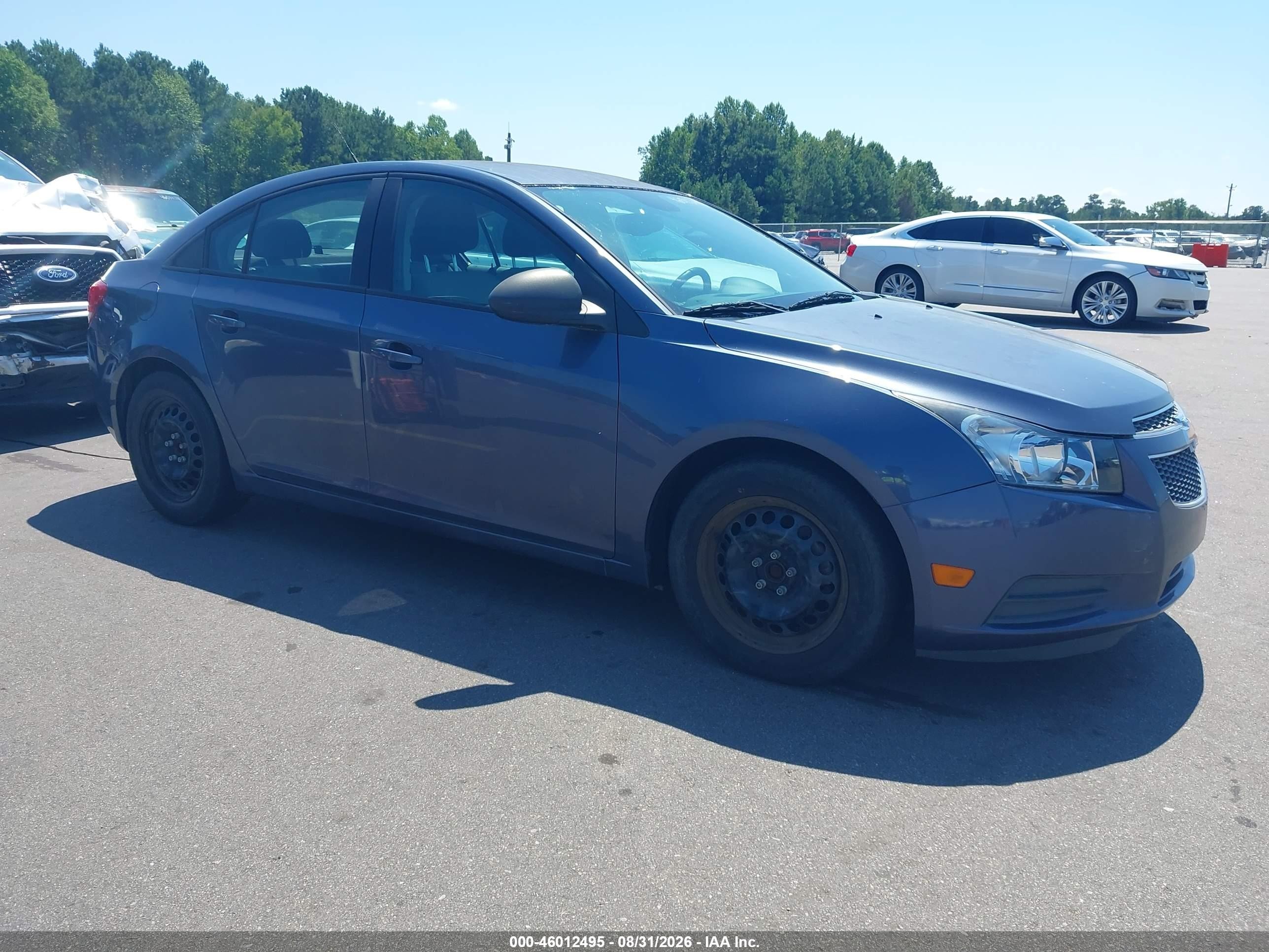 2013 Chevrolet Cruze Ls Auto Blue vin: 1G1PA5SH3D7292129