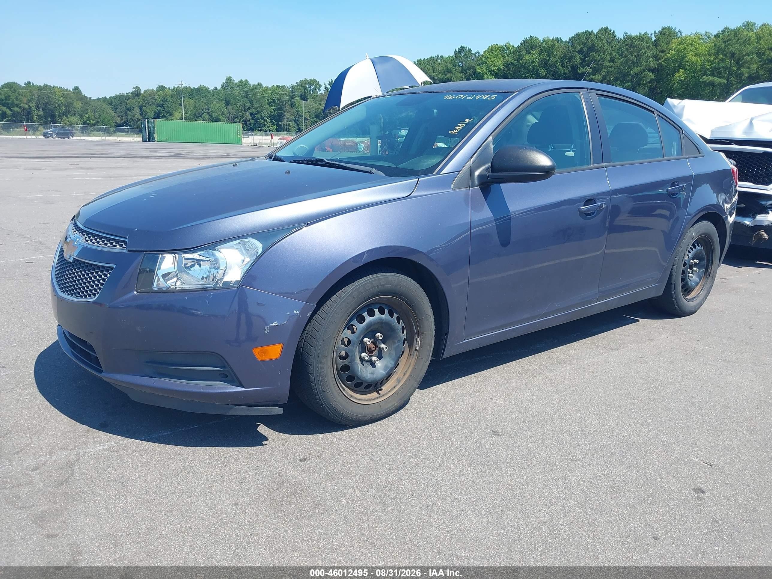 2013 Chevrolet Cruze Ls Auto Blue vin: 1G1PA5SH3D7292129