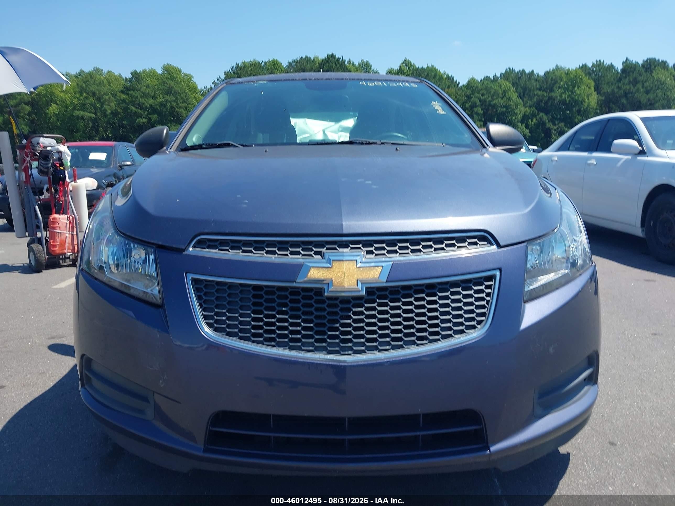 2013 Chevrolet Cruze Ls Auto Blue vin: 1G1PA5SH3D7292129