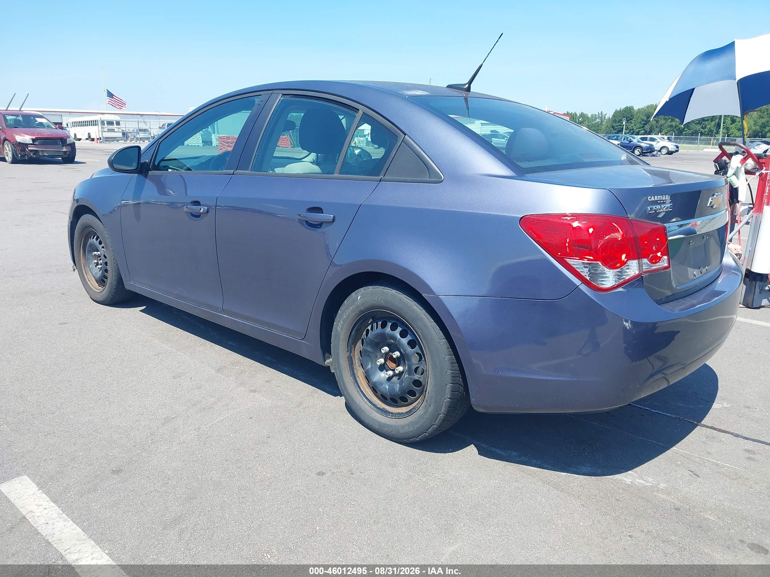 2013 Chevrolet Cruze Ls Auto Blue vin: 1G1PA5SH3D7292129