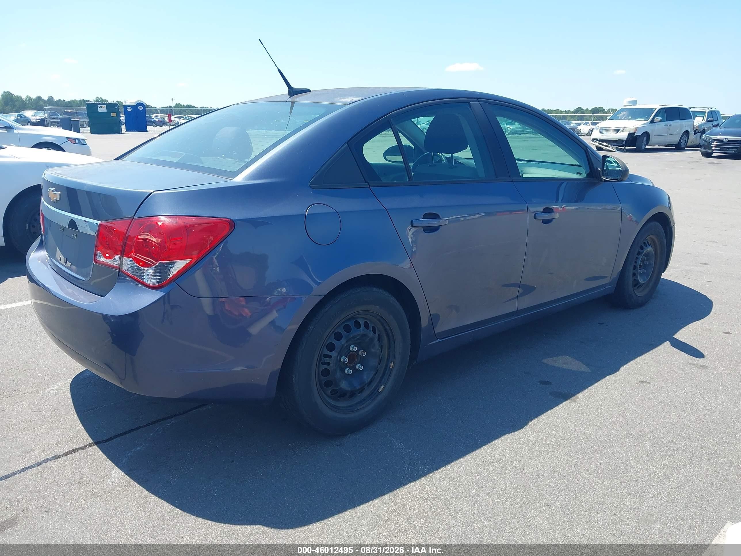 2013 Chevrolet Cruze Ls Auto Blue vin: 1G1PA5SH3D7292129