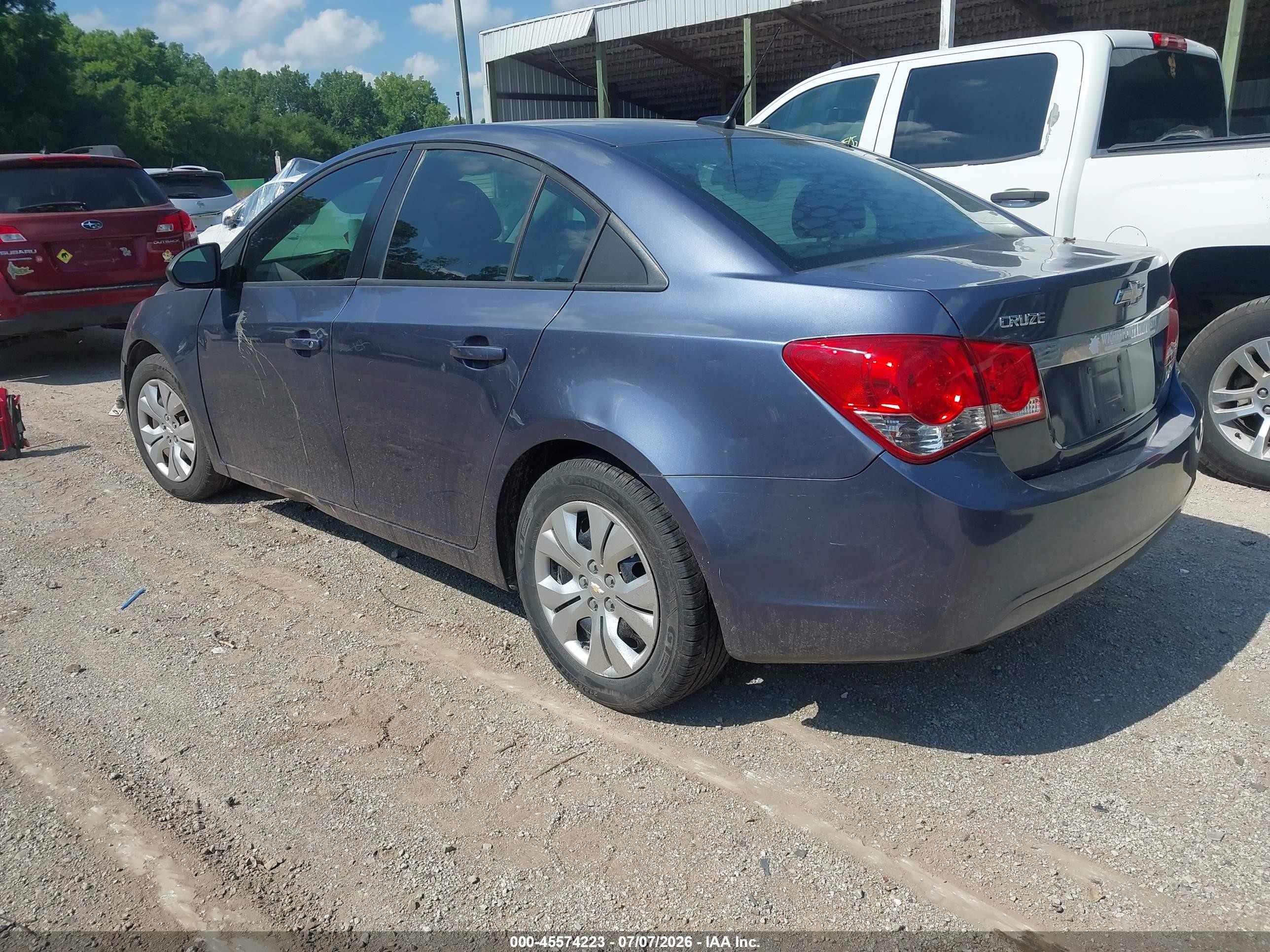 2014 Chevrolet Cruze Ls Auto Gray vin: 1G1PA5SH3E7110639