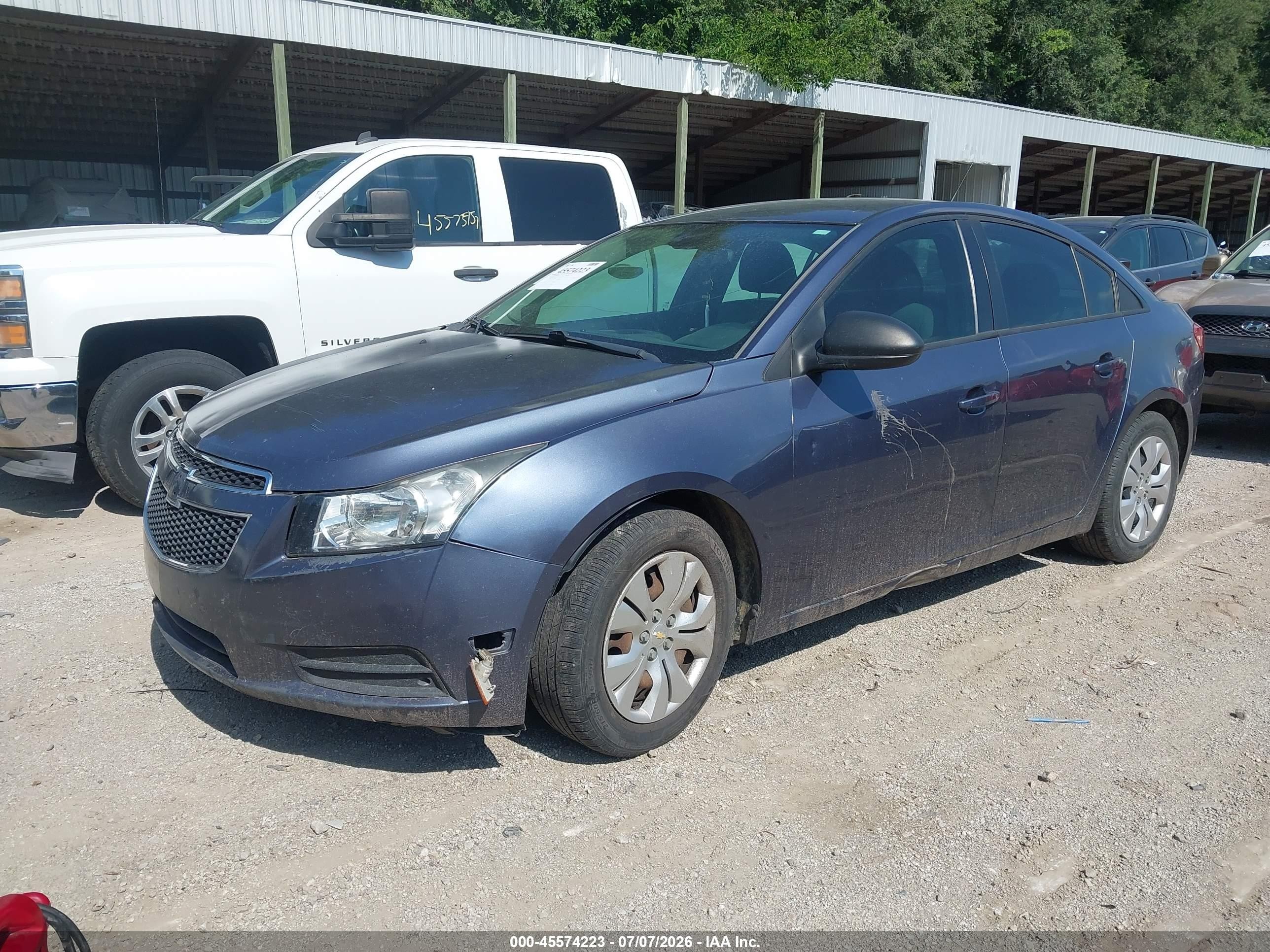 2014 Chevrolet Cruze Ls Auto Gray vin: 1G1PA5SH3E7110639