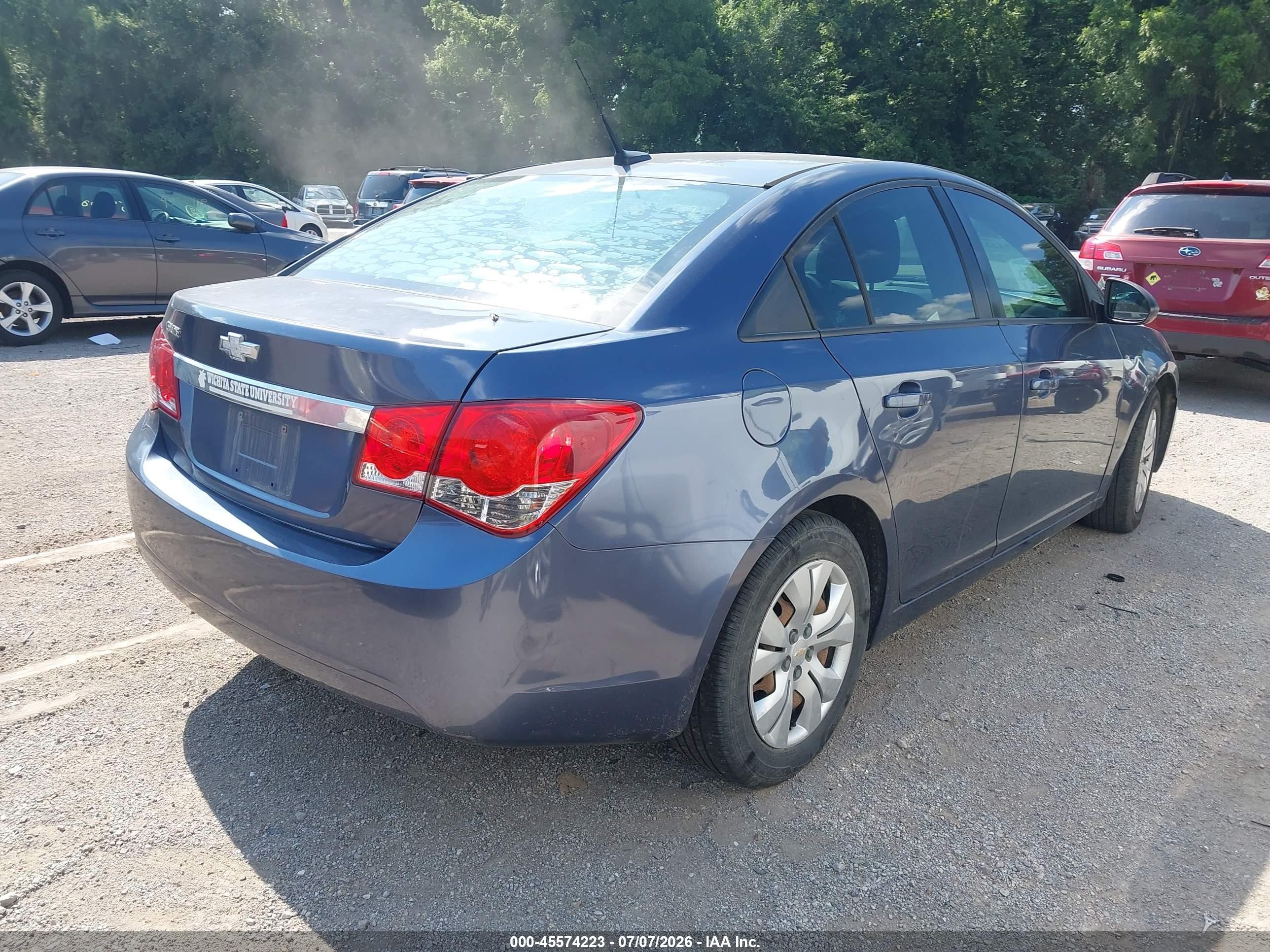 2014 Chevrolet Cruze Ls Auto Gray vin: 1G1PA5SH3E7110639