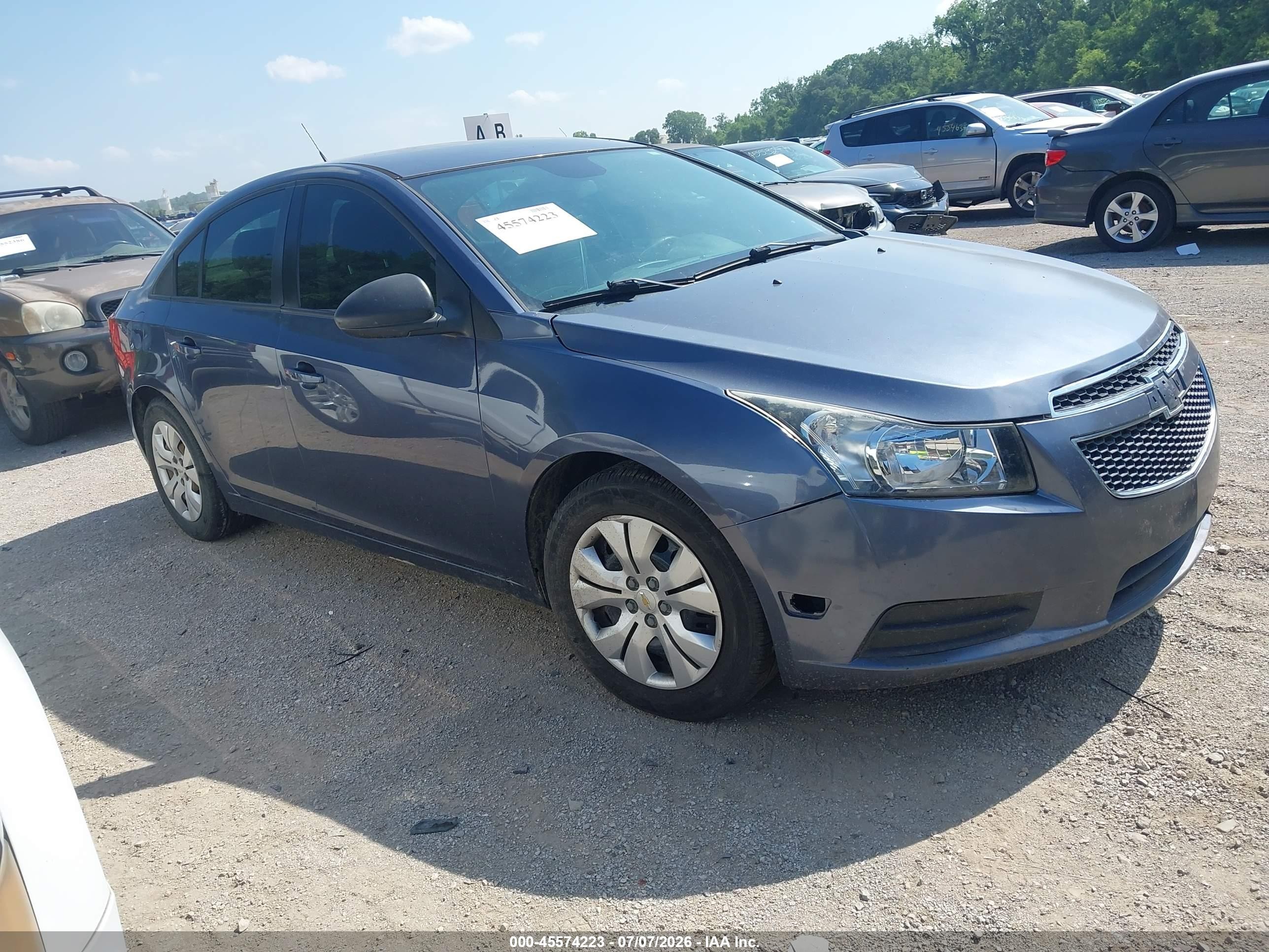 2014 Chevrolet Cruze Ls Auto Gray vin: 1G1PA5SH3E7110639