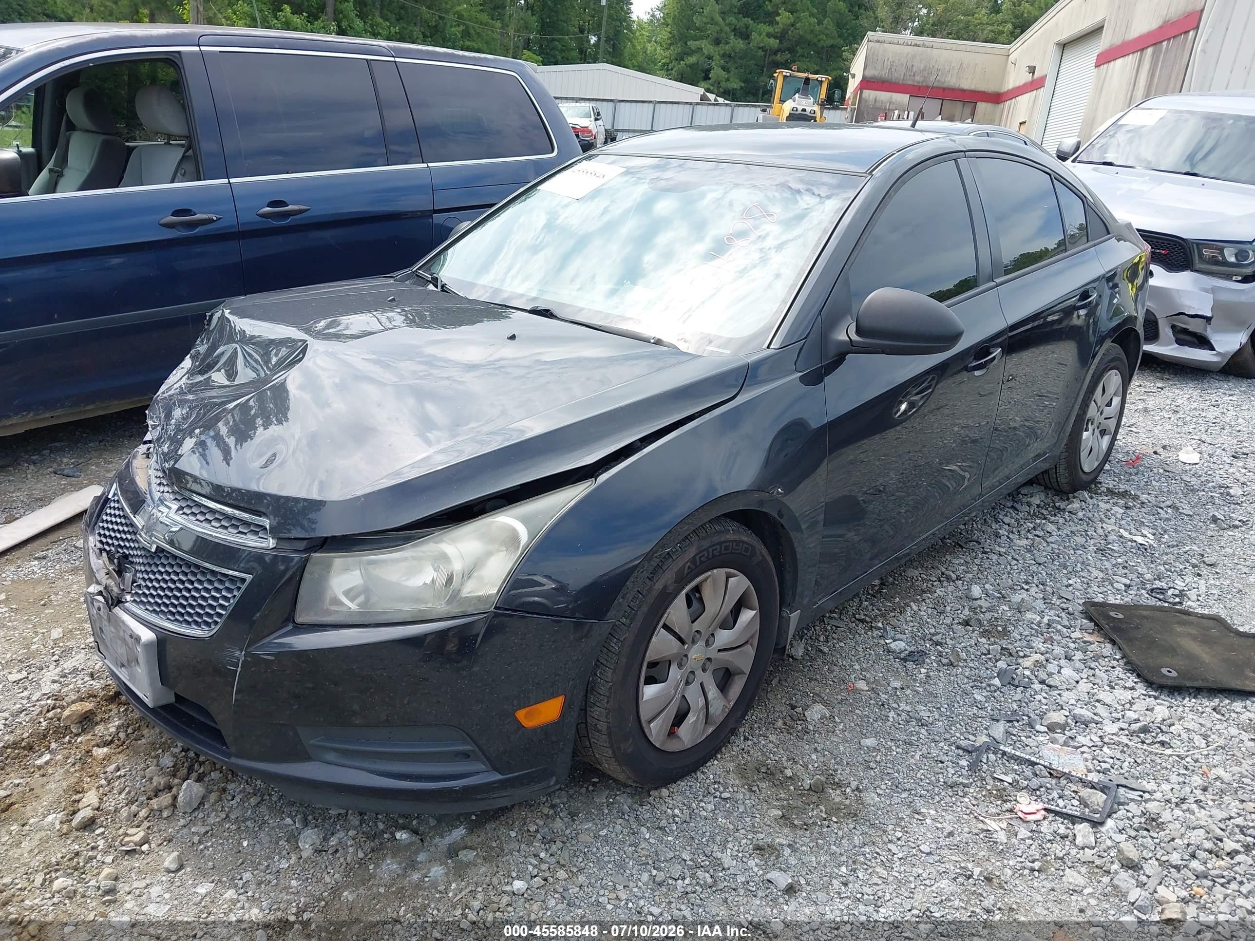 2014 Chevrolet Cruze Ls Auto Black vin: 1G1PA5SH3E7216878
