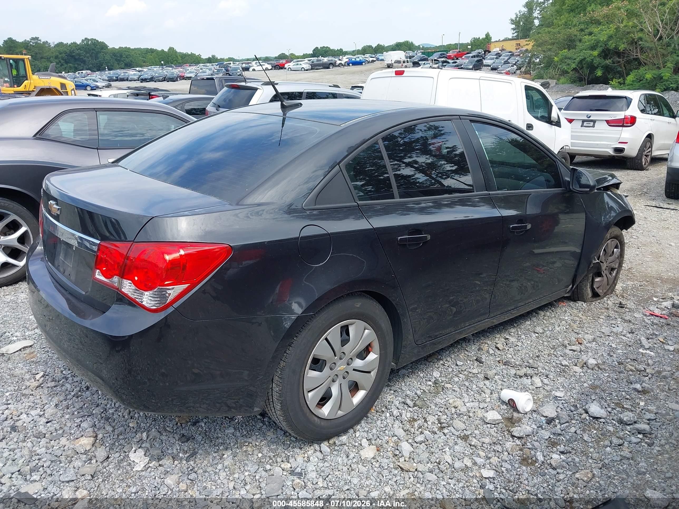 2014 Chevrolet Cruze Ls Auto Black vin: 1G1PA5SH3E7216878