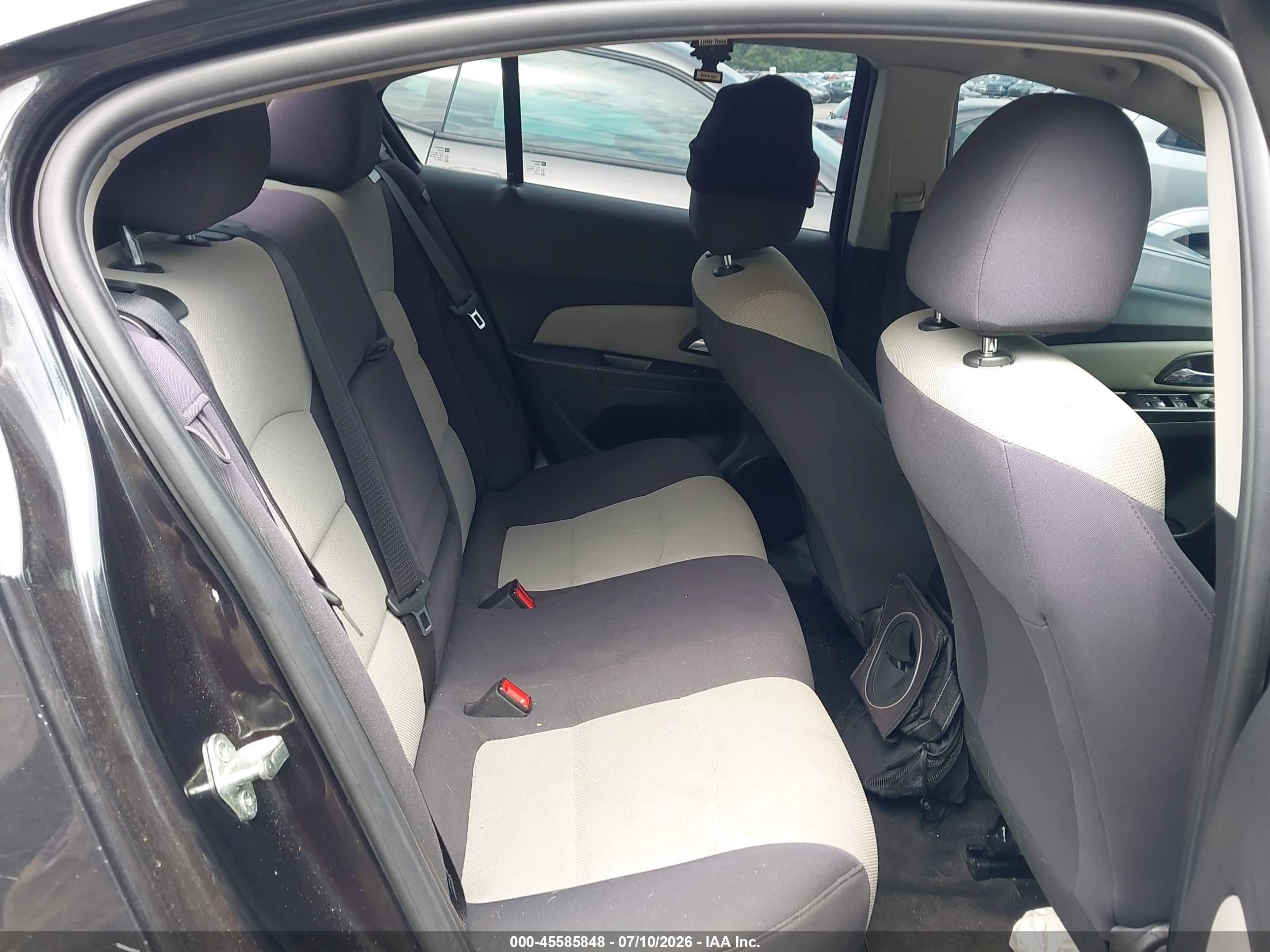 2014 Chevrolet Cruze Ls Auto Black vin: 1G1PA5SH3E7216878