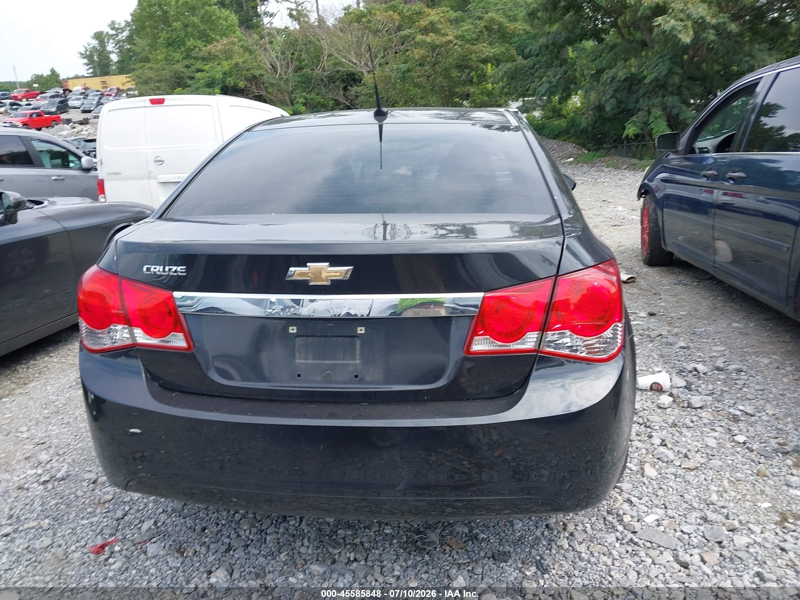 2014 Chevrolet Cruze Ls Auto Black vin: 1G1PA5SH3E7216878