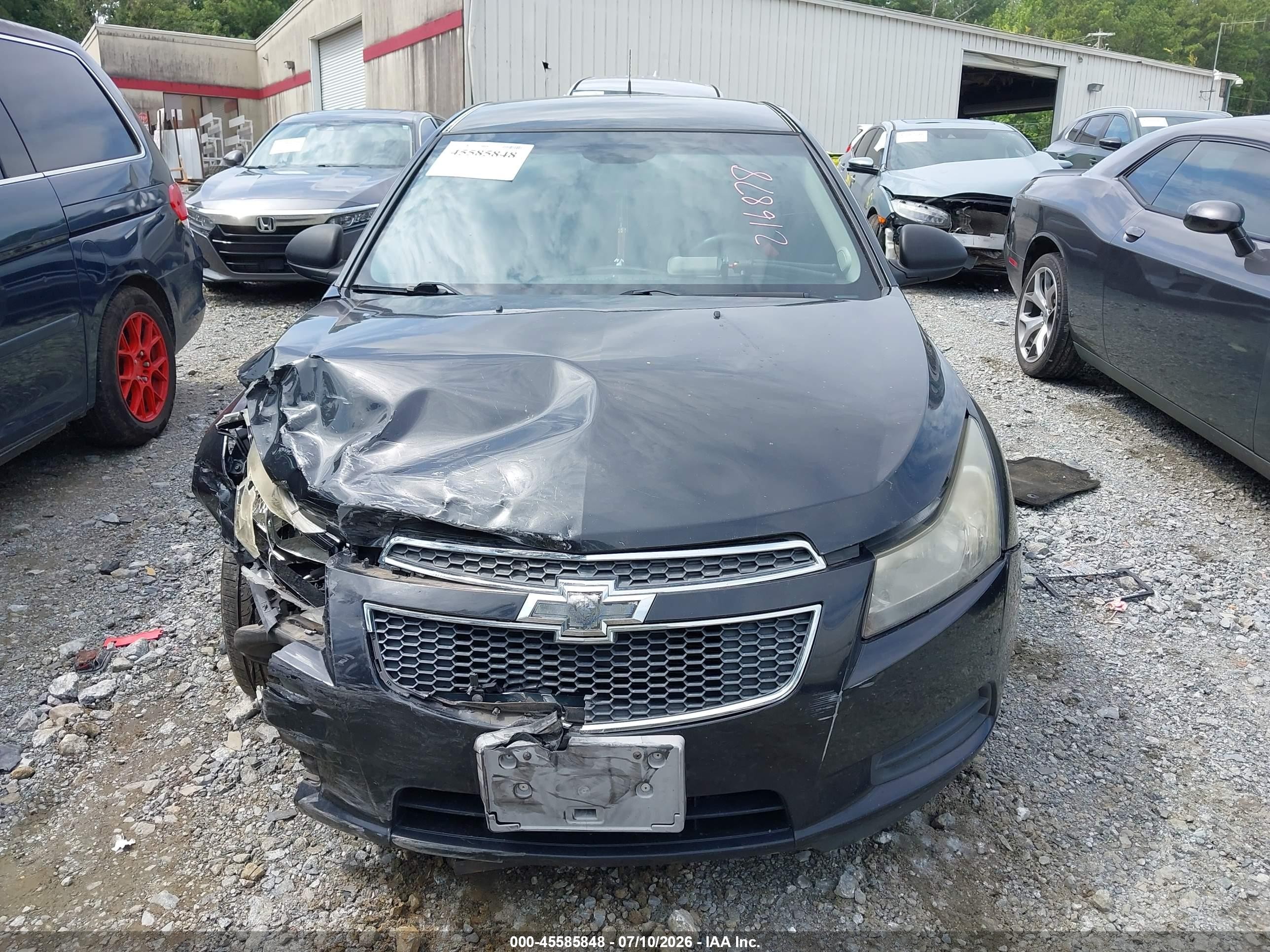 2014 Chevrolet Cruze Ls Auto Black vin: 1G1PA5SH3E7216878