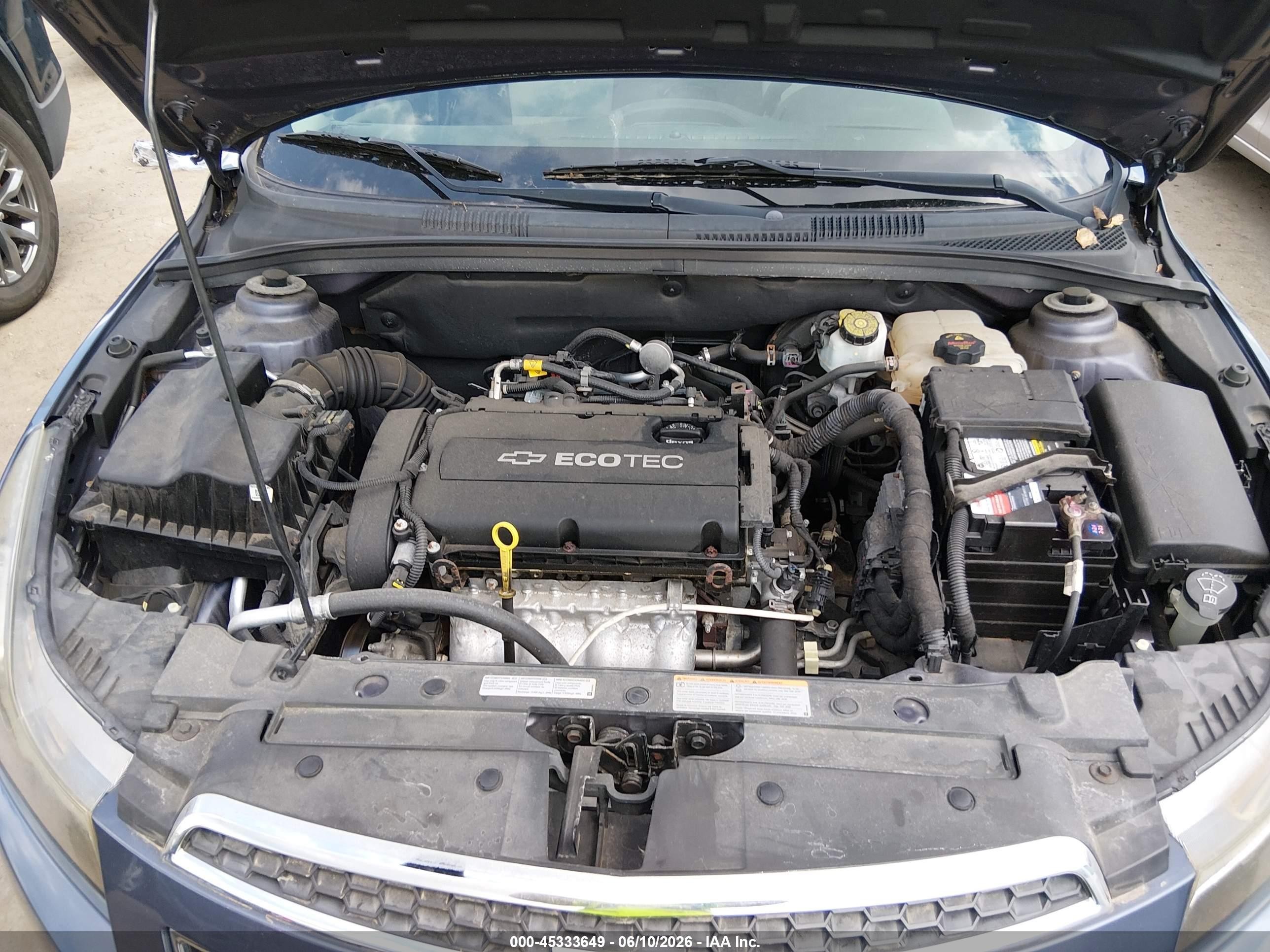 2014 Chevrolet Cruze Ls Auto Синий vin: 1G1PA5SH3E7218520