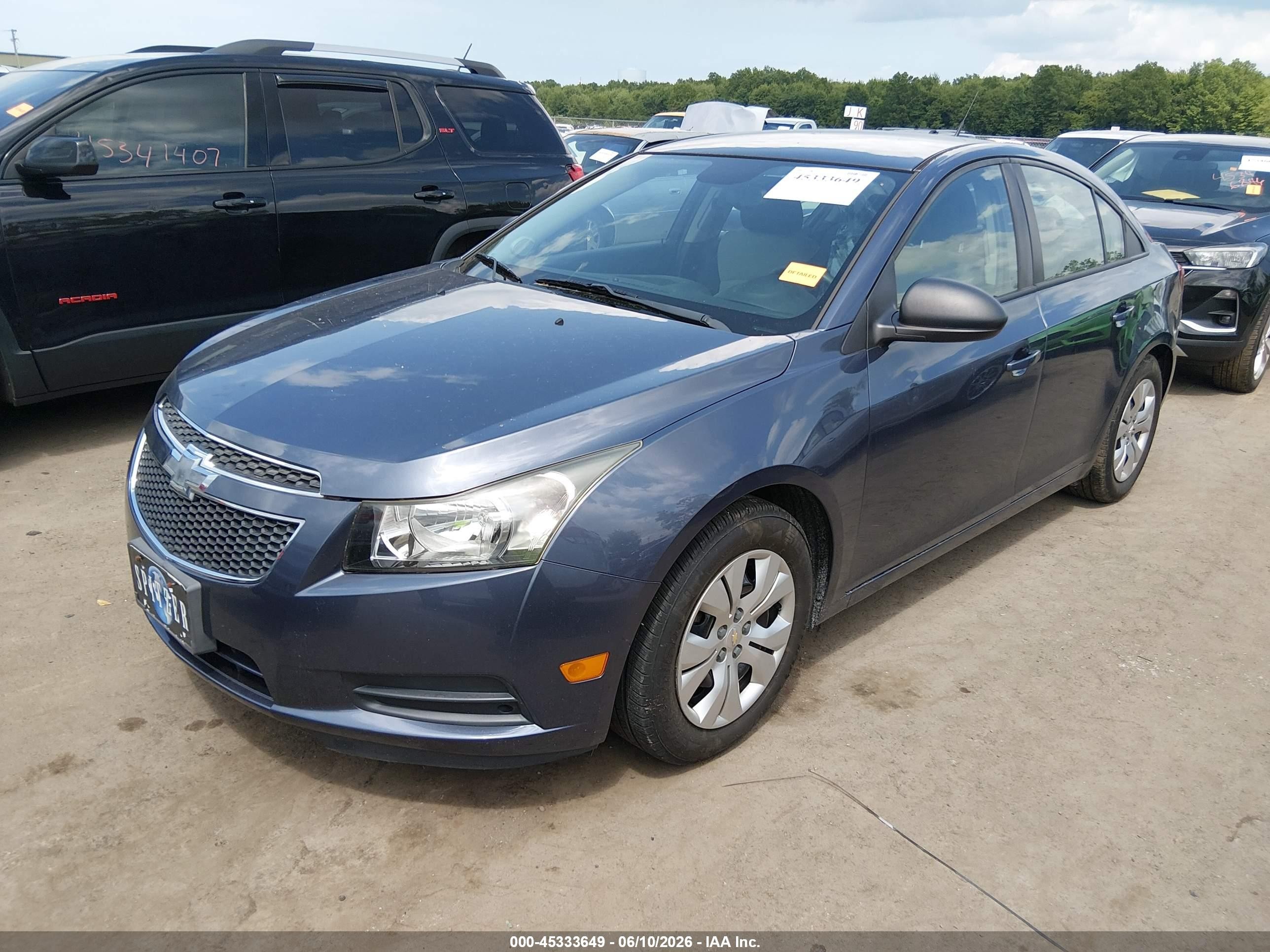 2014 Chevrolet Cruze Ls Auto Синий vin: 1G1PA5SH3E7218520