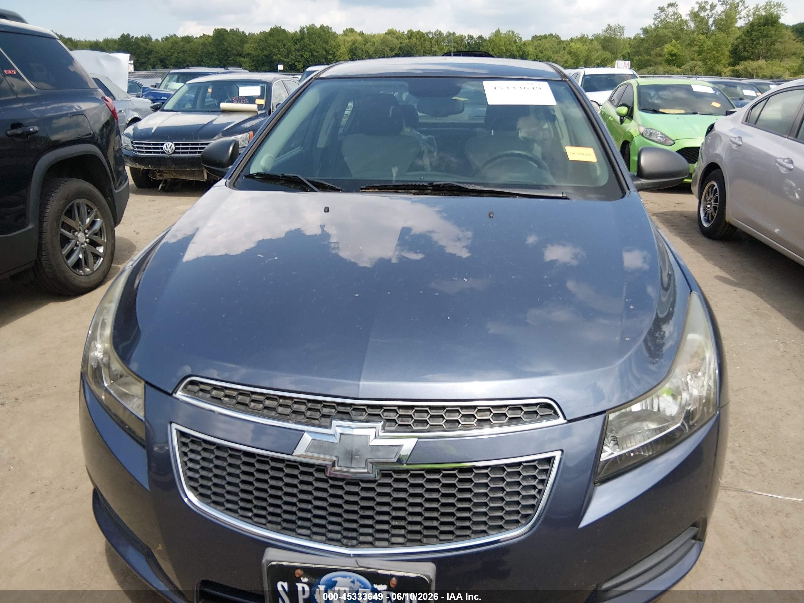 2014 Chevrolet Cruze Ls Auto Синий vin: 1G1PA5SH3E7218520