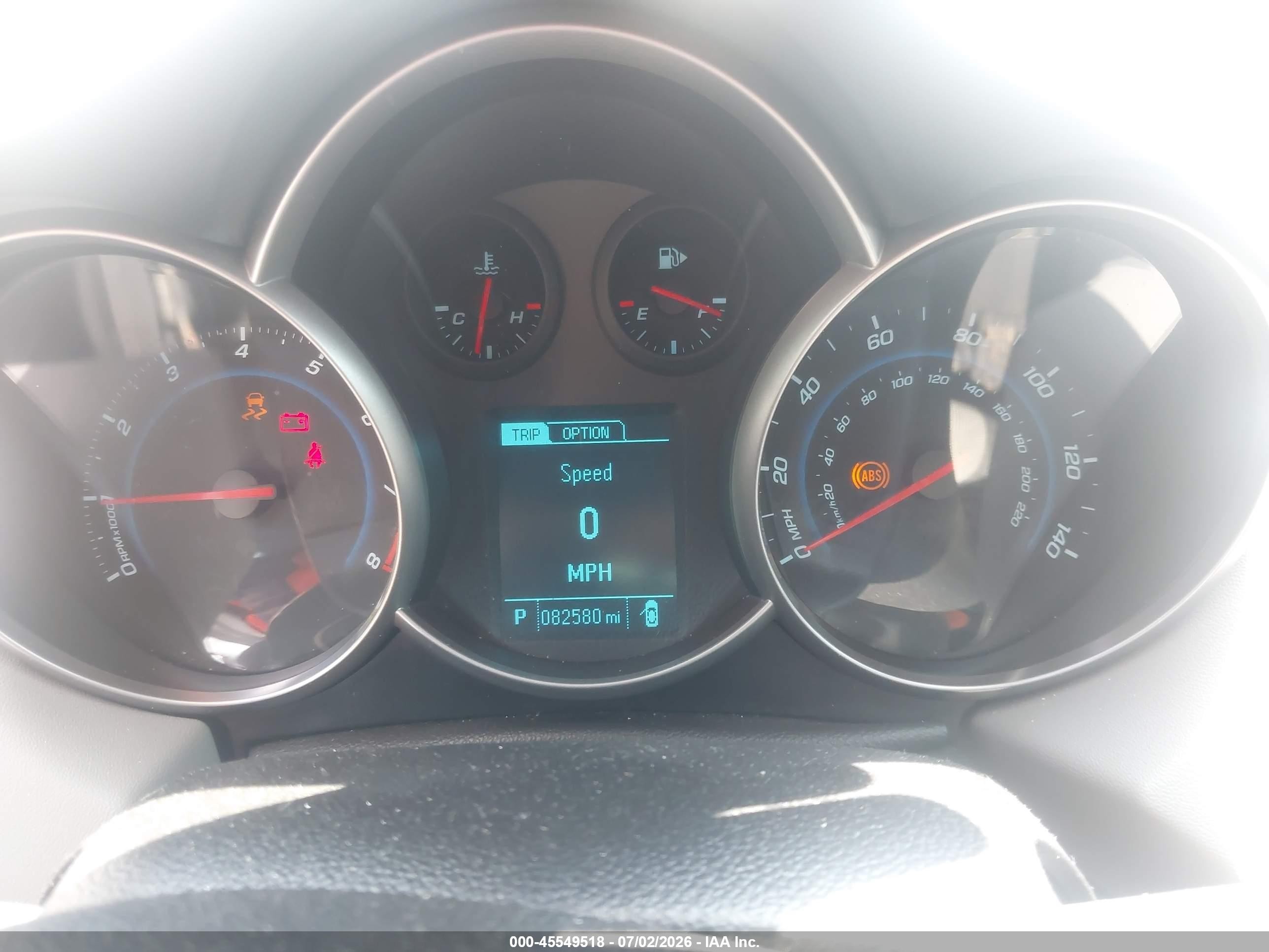 2014 Chevrolet Cruze Ls Auto Silver vin: 1G1PA5SH3E7338897
