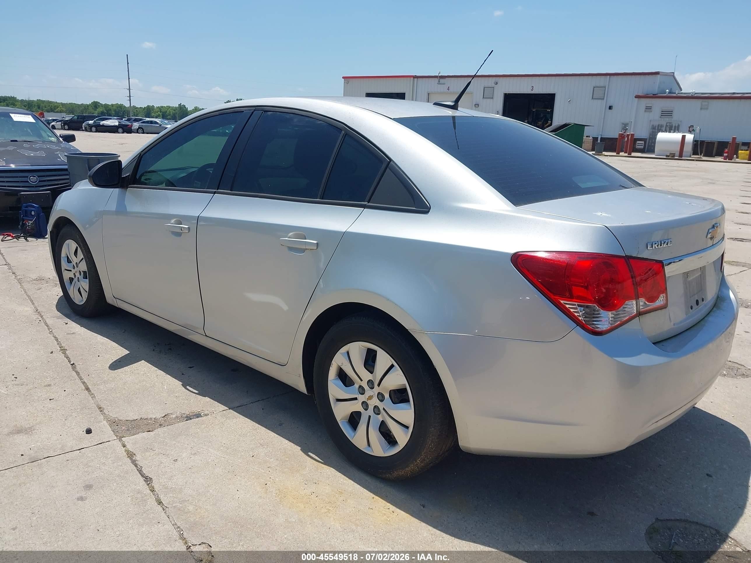2014 Chevrolet Cruze Ls Auto Silver vin: 1G1PA5SH3E7338897