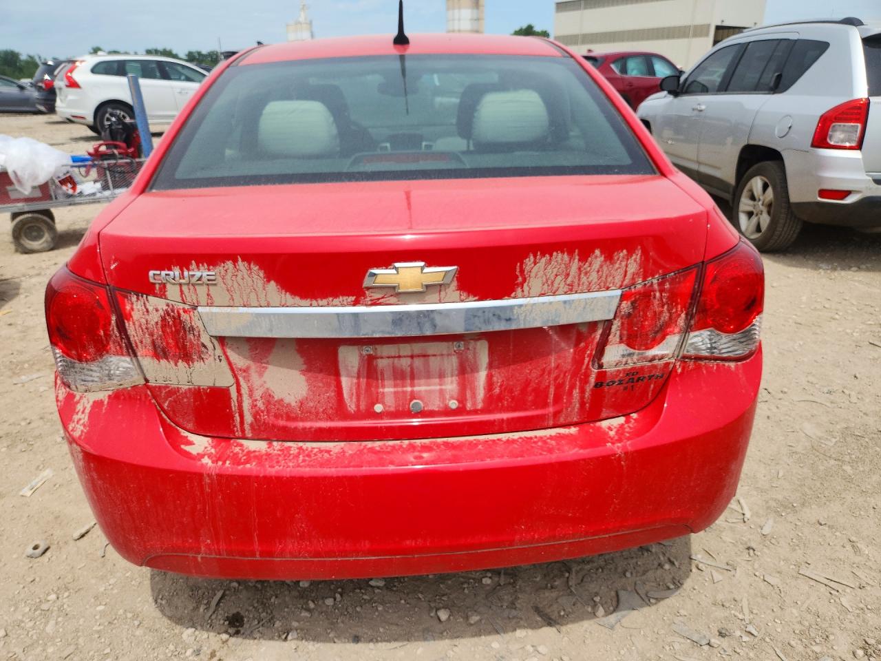 2014 Chevrolet Cruze Ls Red vin: 1G1PA5SH3E7363346
