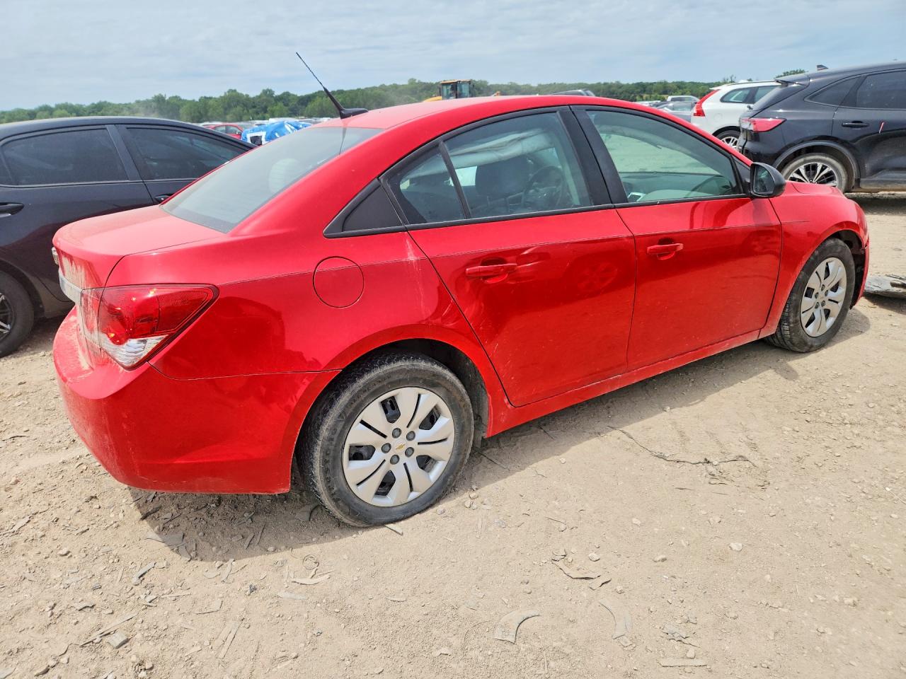 2014 Chevrolet Cruze Ls Red vin: 1G1PA5SH3E7363346