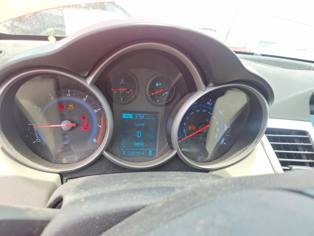 2014 Chevrolet Cruze Ls Red vin: 1G1PA5SH3E7363346