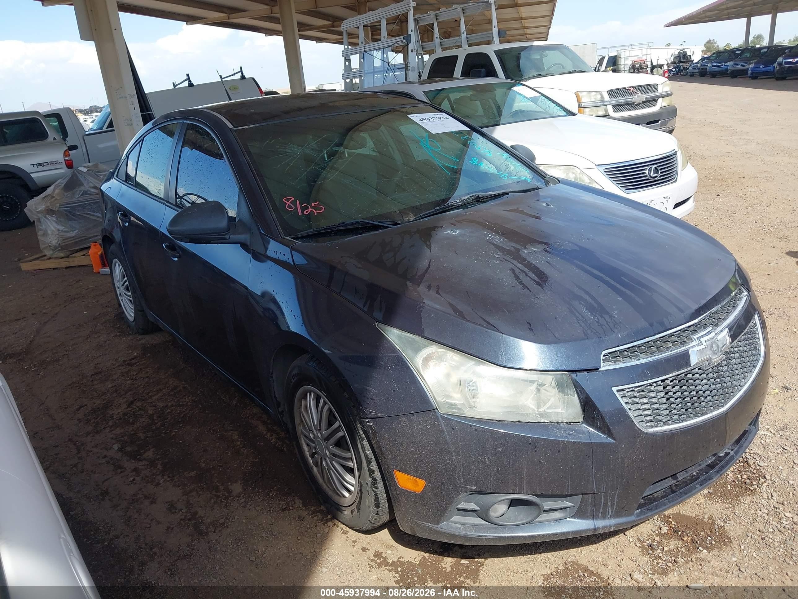2014 Chevrolet Cruze Ls Auto Gray vin: 1G1PA5SH3E7410018