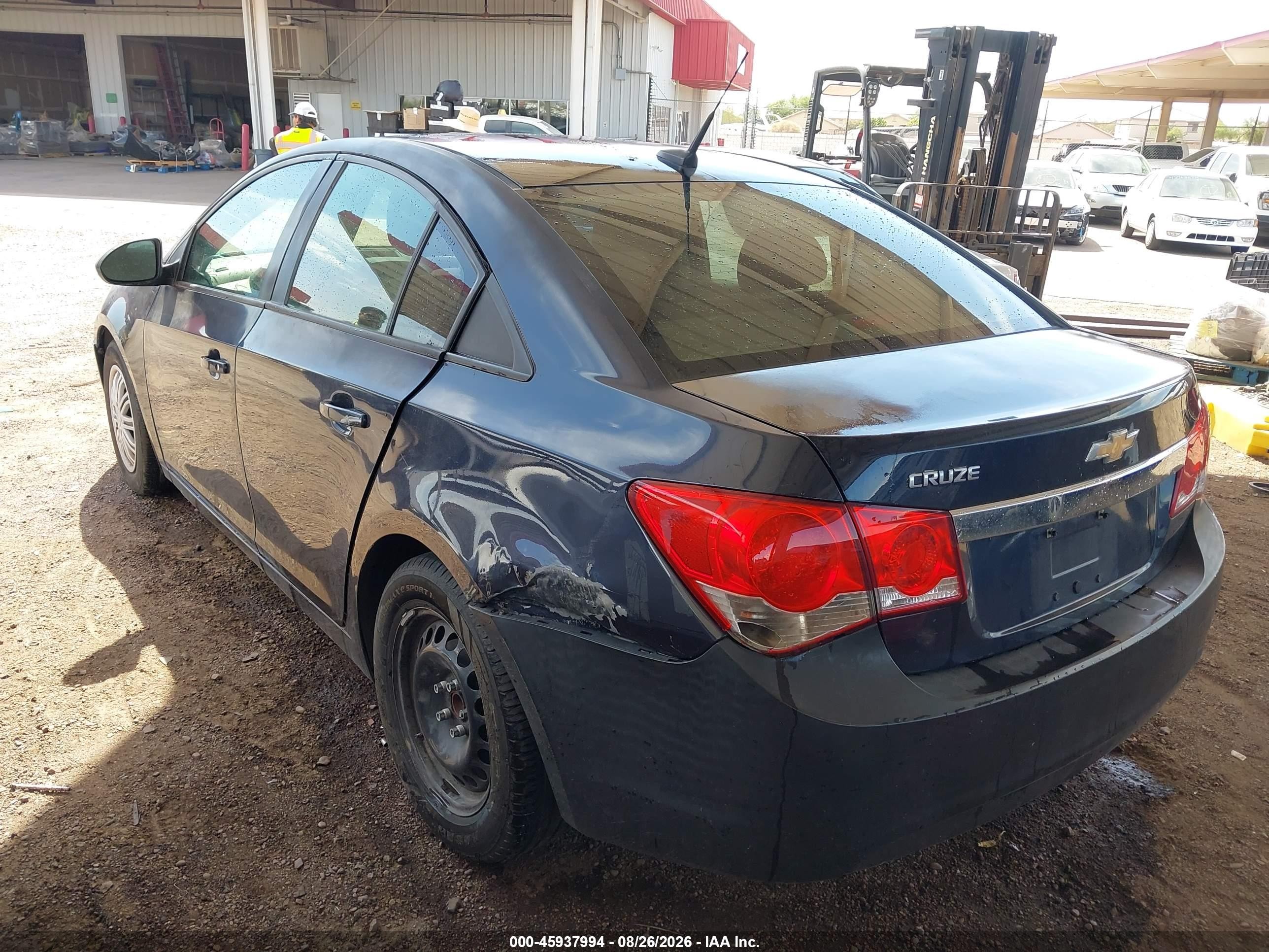 2014 Chevrolet Cruze Ls Auto Gray vin: 1G1PA5SH3E7410018