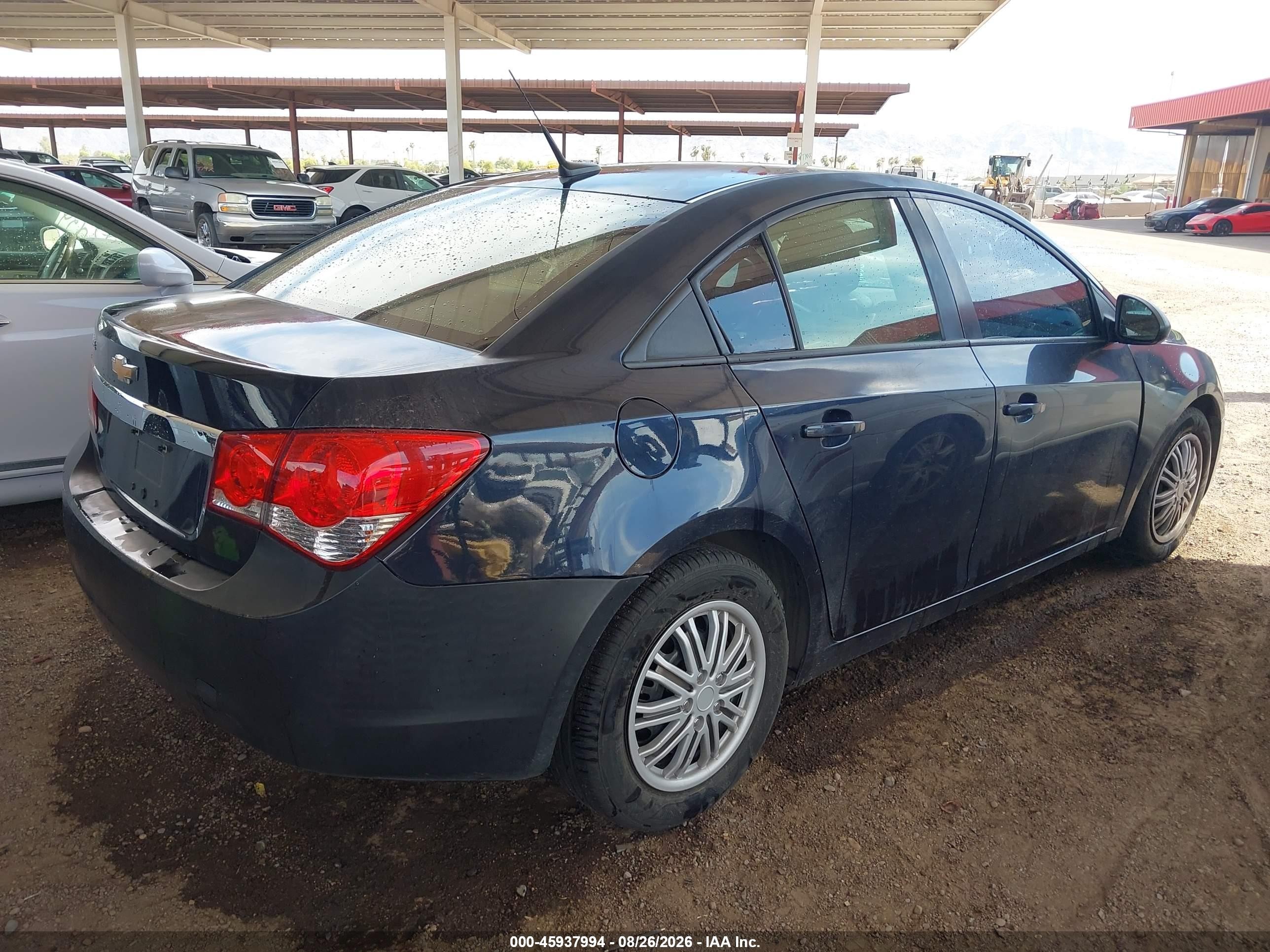 2014 Chevrolet Cruze Ls Auto Gray vin: 1G1PA5SH3E7410018