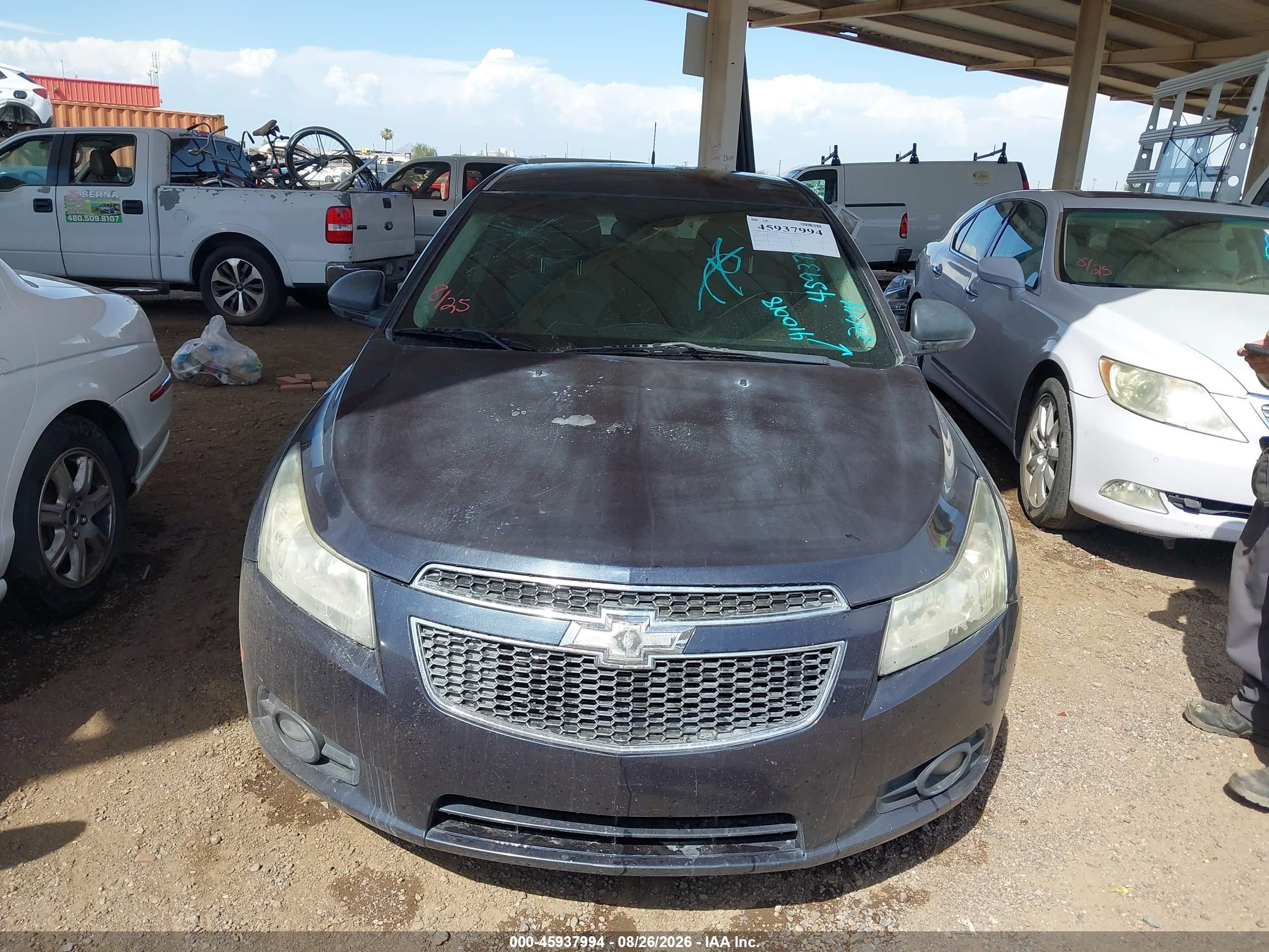 2014 Chevrolet Cruze Ls Auto Gray vin: 1G1PA5SH3E7410018