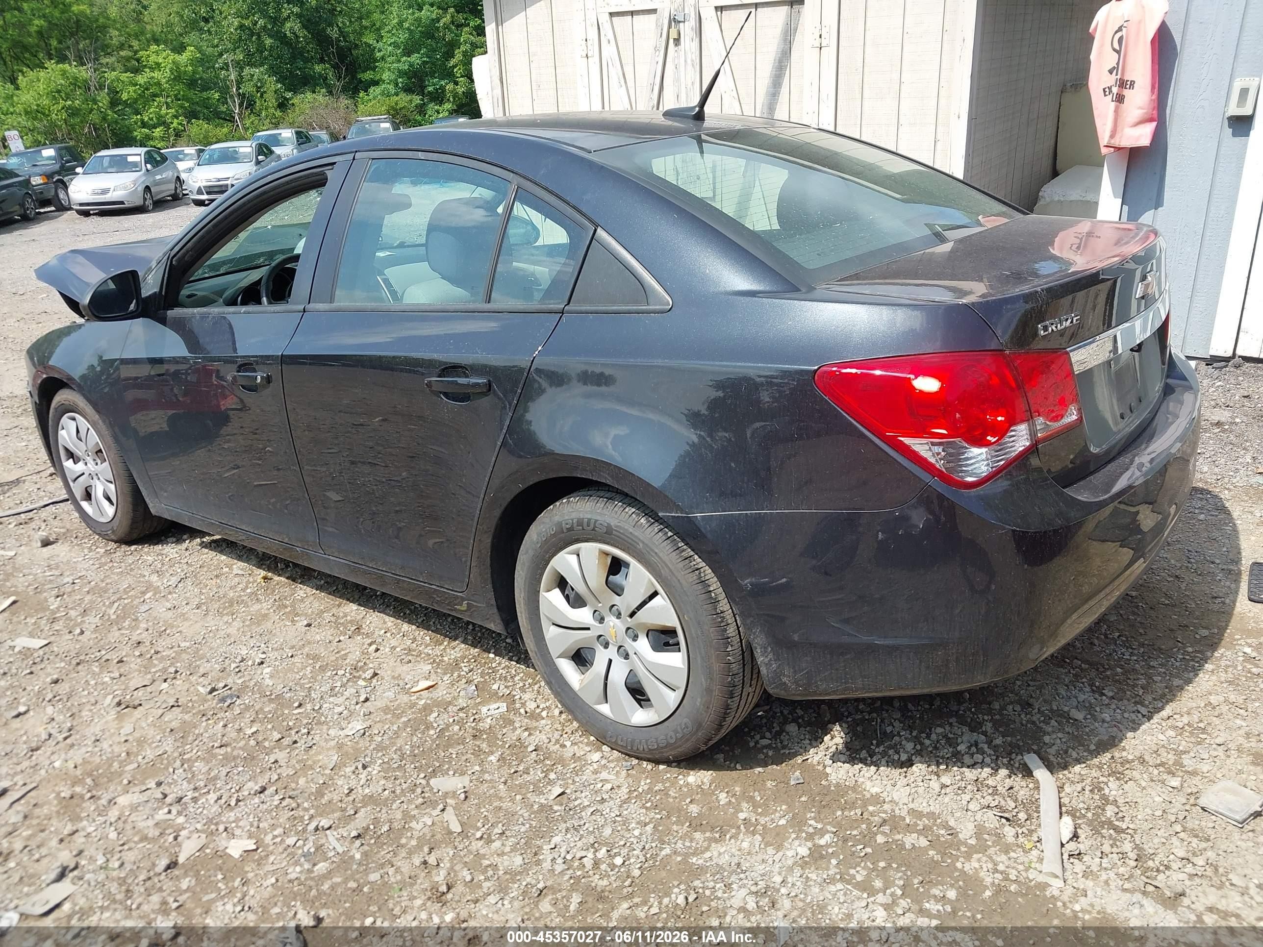 2014 Chevrolet Cruze Ls Auto Черный vin: 1G1PA5SH3E7434903