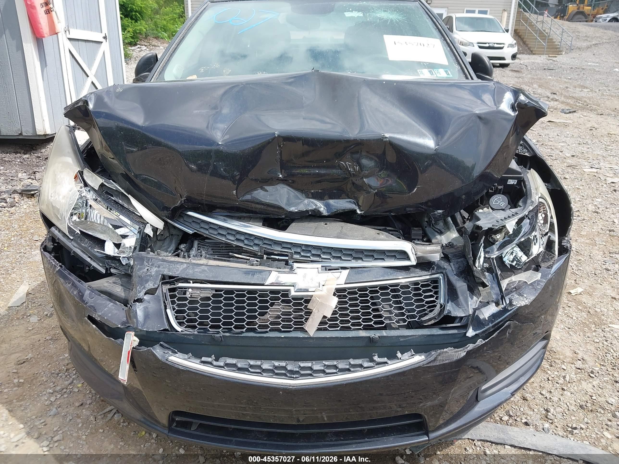 2014 Chevrolet Cruze Ls Auto Черный vin: 1G1PA5SH3E7434903