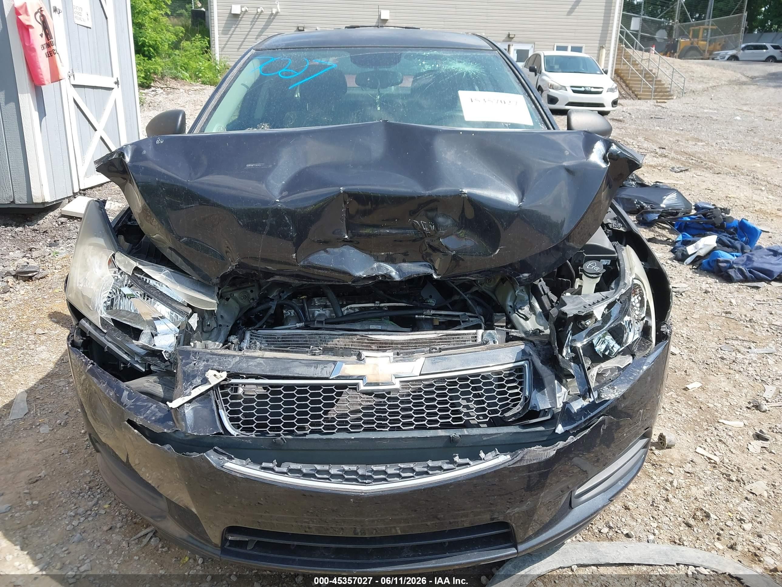2014 Chevrolet Cruze Ls Auto Черный vin: 1G1PA5SH3E7434903