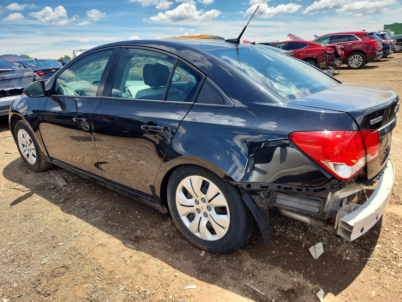 2014 Chevrolet Cruze Ls Black vin: 1G1PA5SH3E7438594
