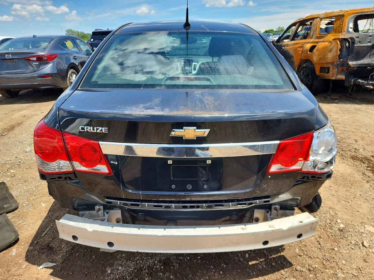2014 Chevrolet Cruze Ls Black vin: 1G1PA5SH3E7438594
