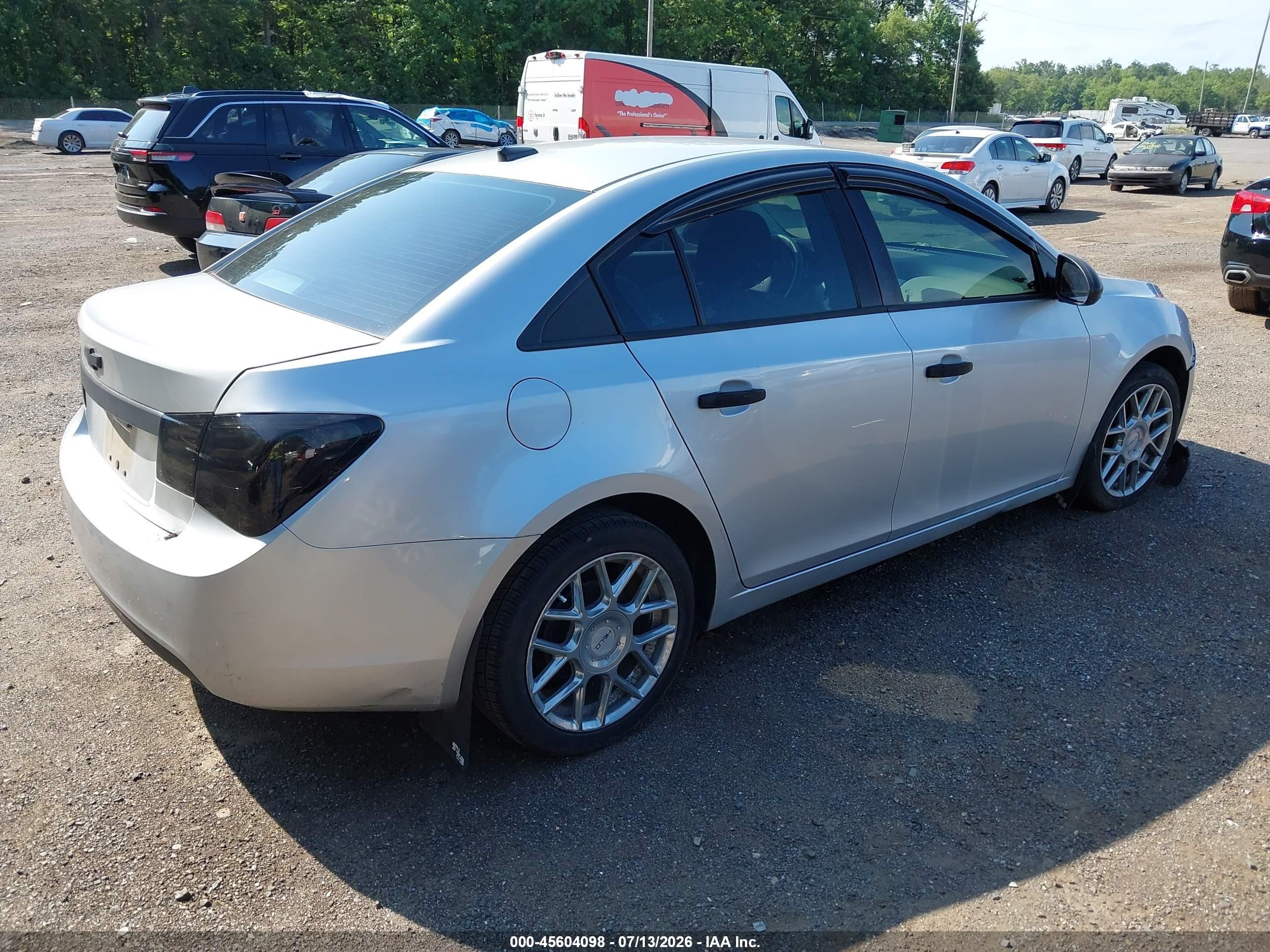 2014 Chevrolet Cruze Ls Auto Silver vin: 1G1PA5SH3E7463947