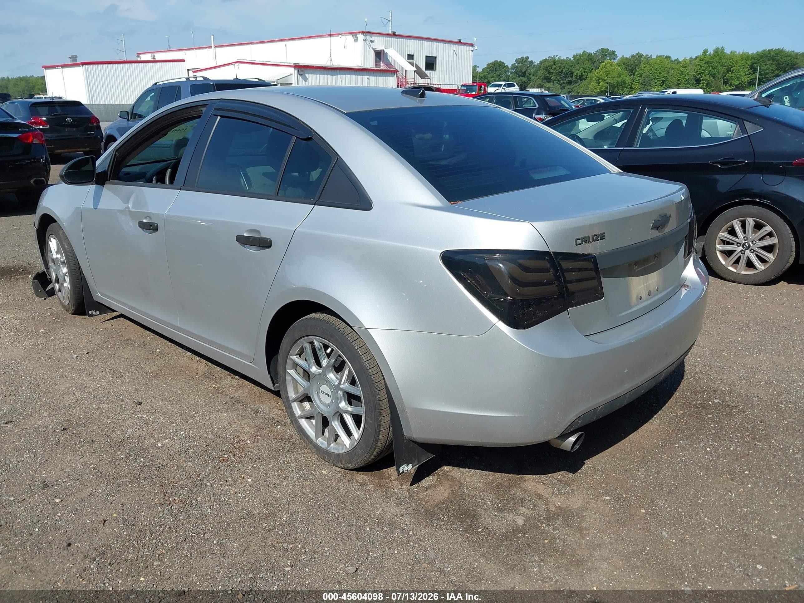 2014 Chevrolet Cruze Ls Auto Silver vin: 1G1PA5SH3E7463947