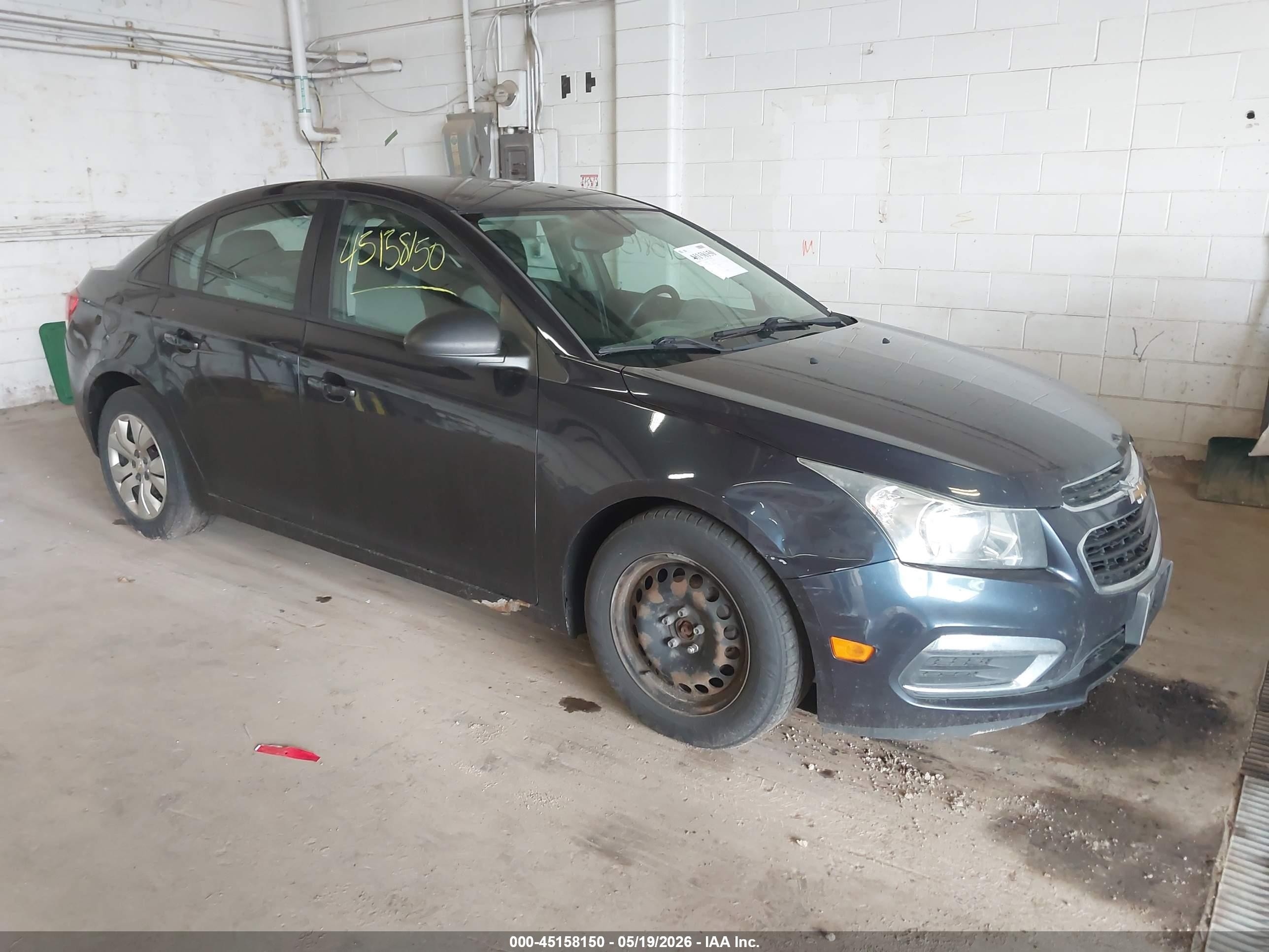 2015 Chevrolet Cruze Ls Auto Dark Blue vin: 1G1PA5SH3F7133100