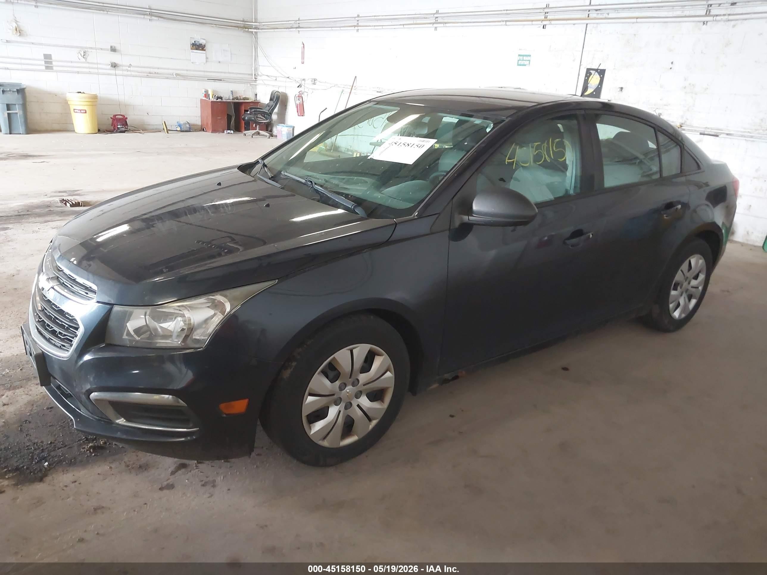 2015 Chevrolet Cruze Ls Auto Dark Blue vin: 1G1PA5SH3F7133100