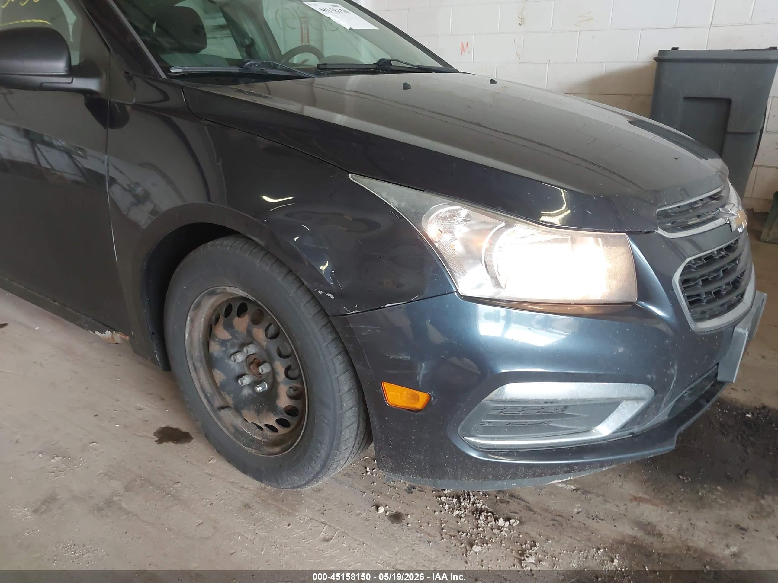 2015 Chevrolet Cruze Ls Auto Dark Blue vin: 1G1PA5SH3F7133100