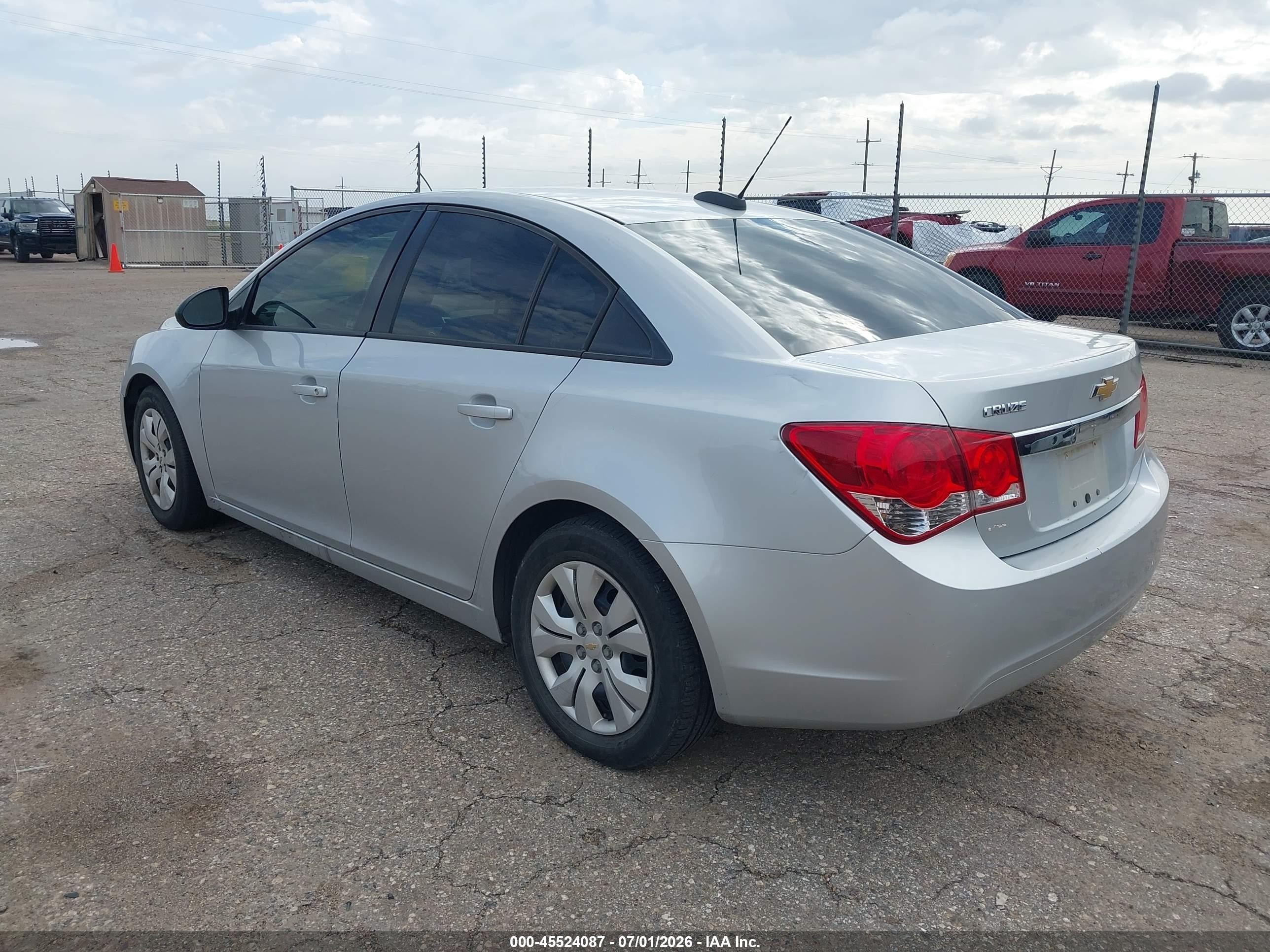 2015 Chevrolet Cruze Ls Auto Silver vin: 1G1PA5SH3F7157929