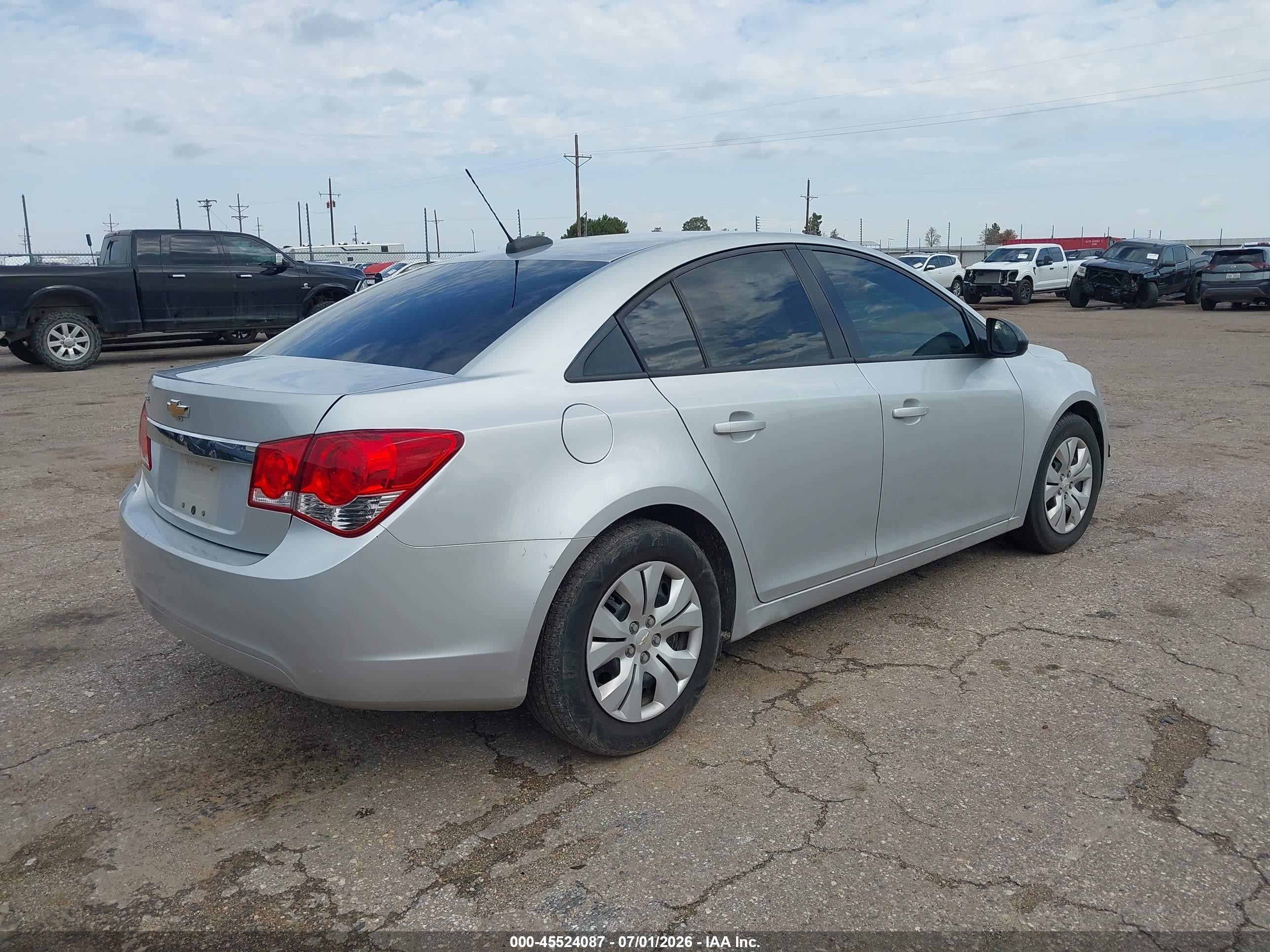 2015 Chevrolet Cruze Ls Auto Silver vin: 1G1PA5SH3F7157929